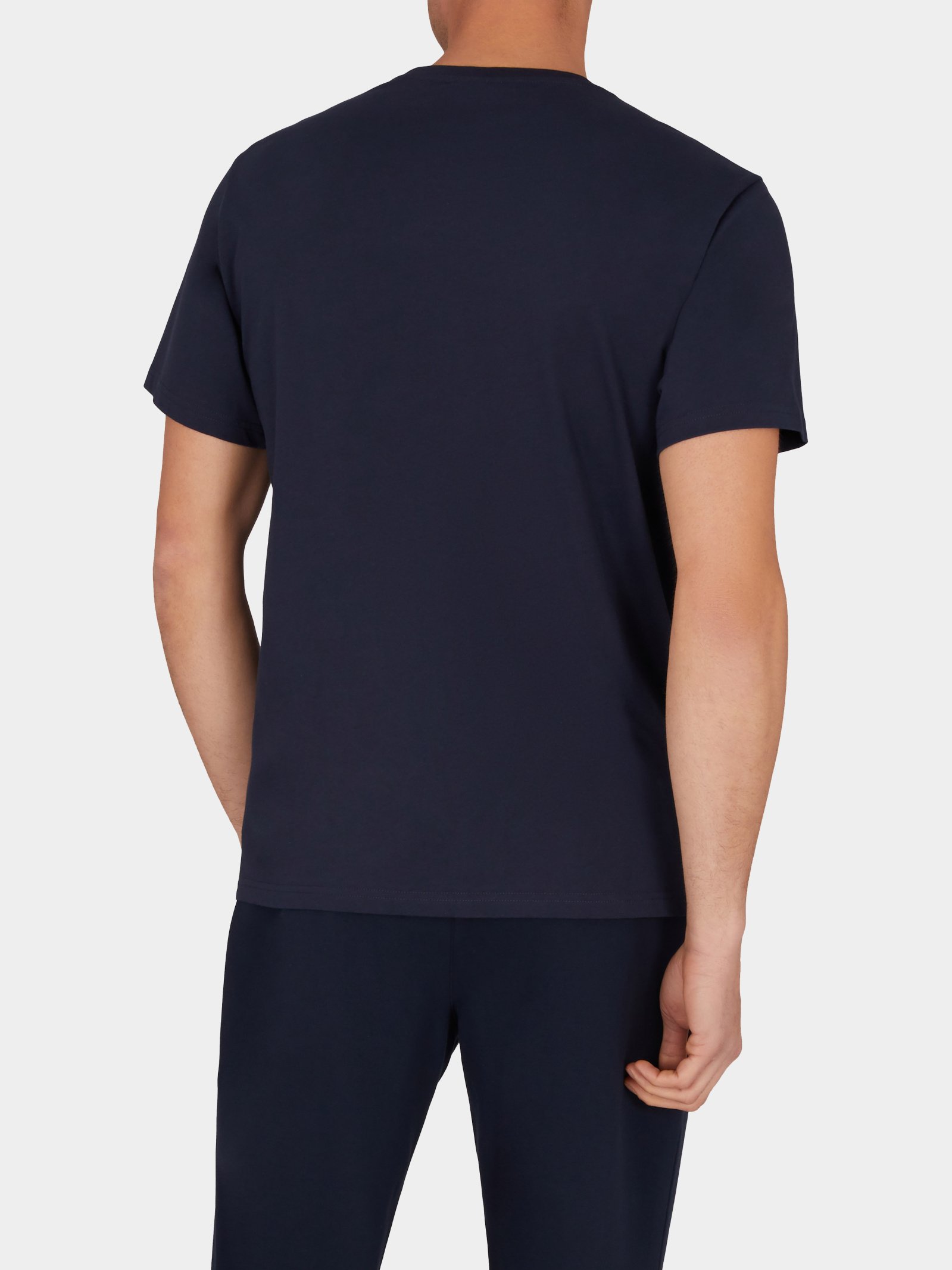 T-S manches courtes  Emporio armani EM000574 AF12349 FB064 BLUE PRINT LETTERING