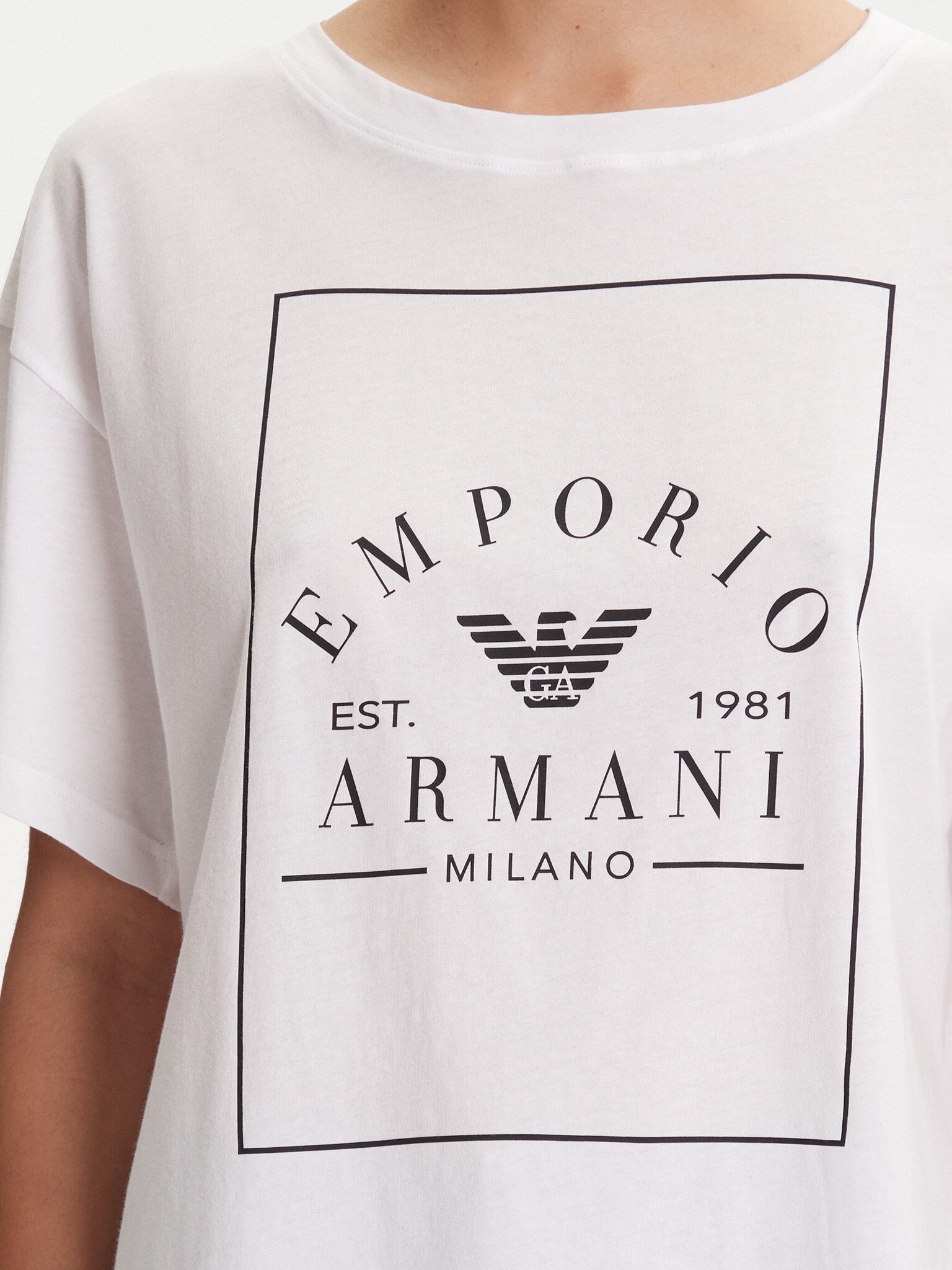 Tee shirt  Emporio armani EW000553 AF10887 U0002 OPTICAL WHITE