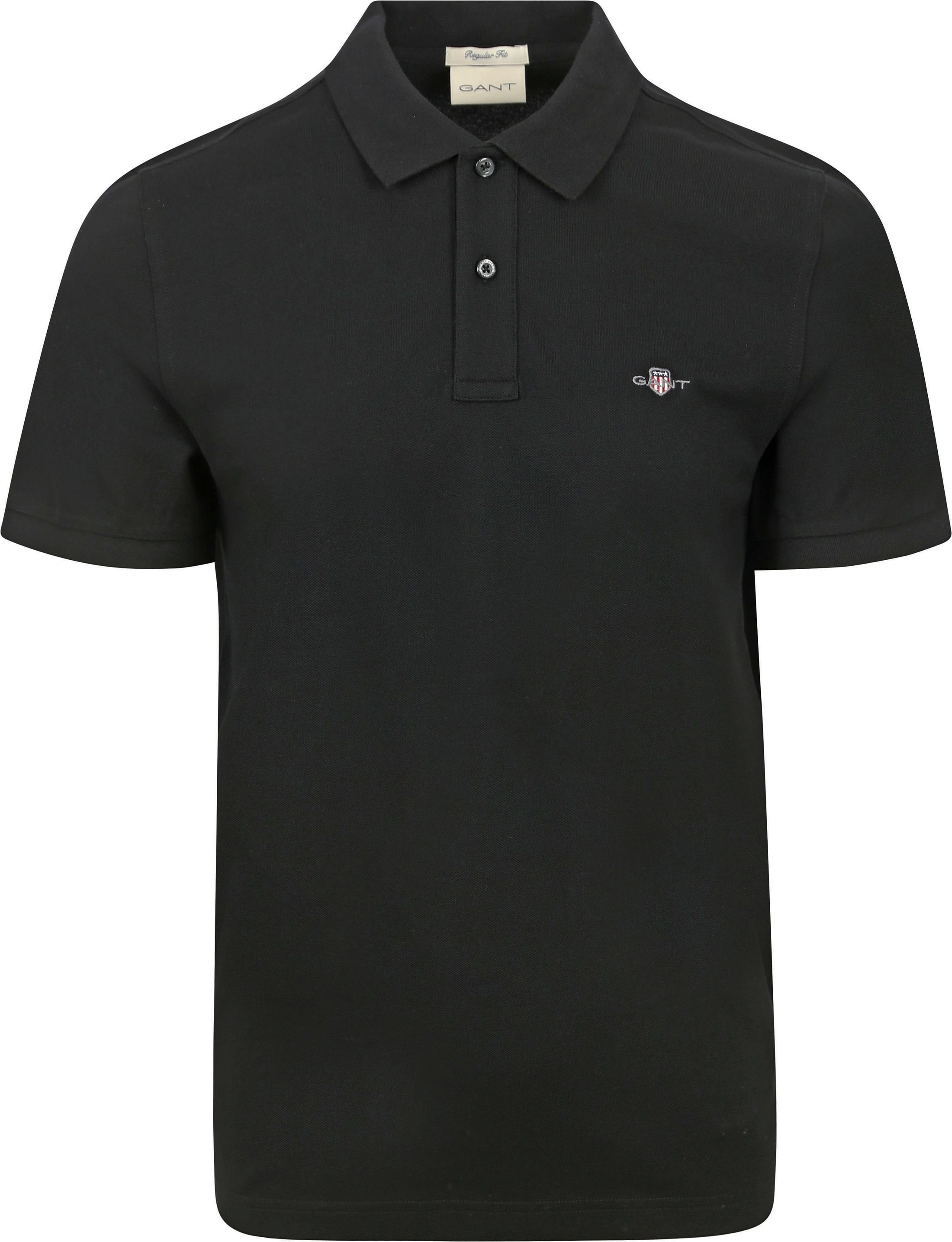 Polos manches courtes  Gant 2210-005 005 BLACK