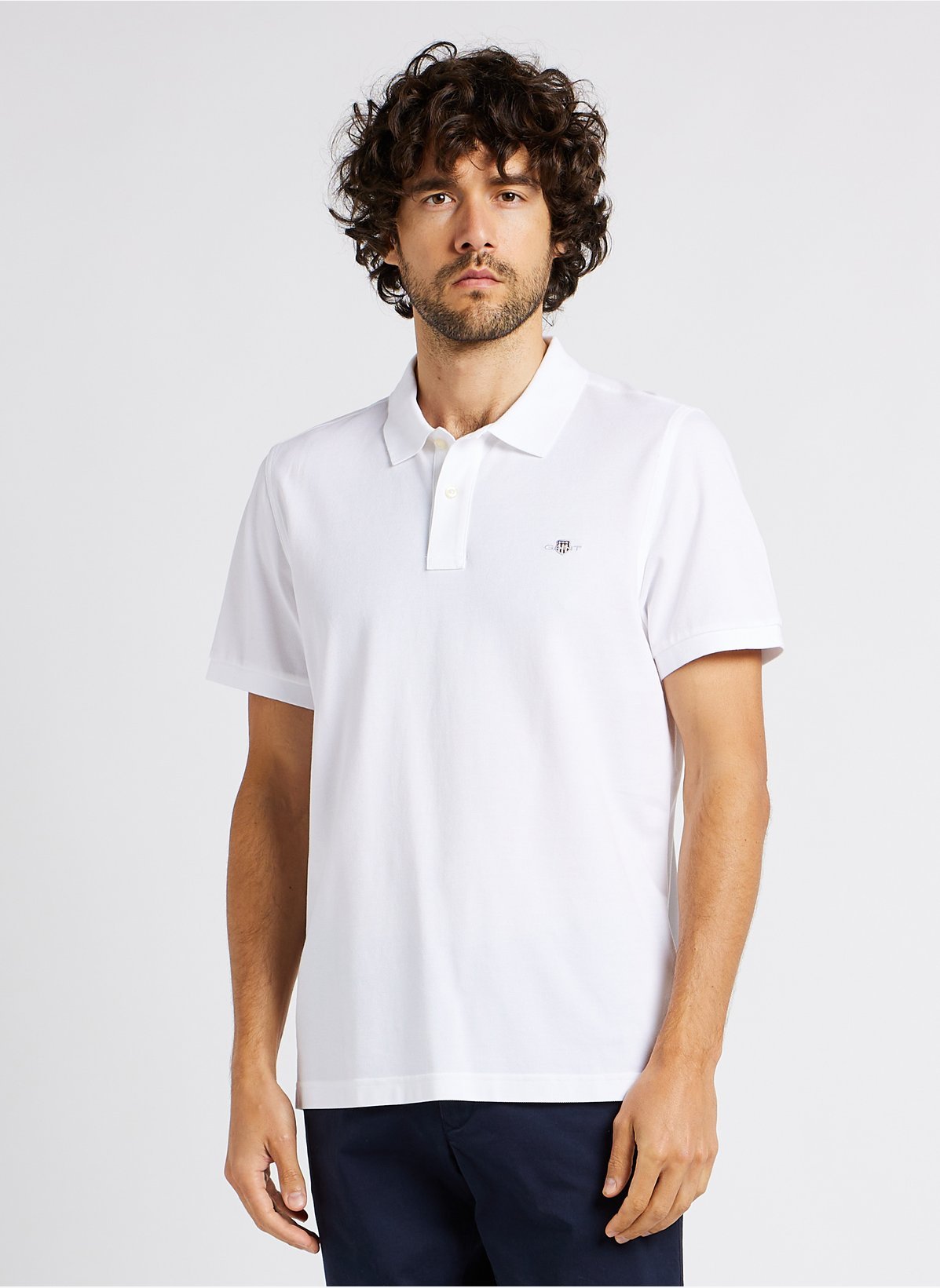 Polos manches courtes  Gant 2210-110 110 WHITE