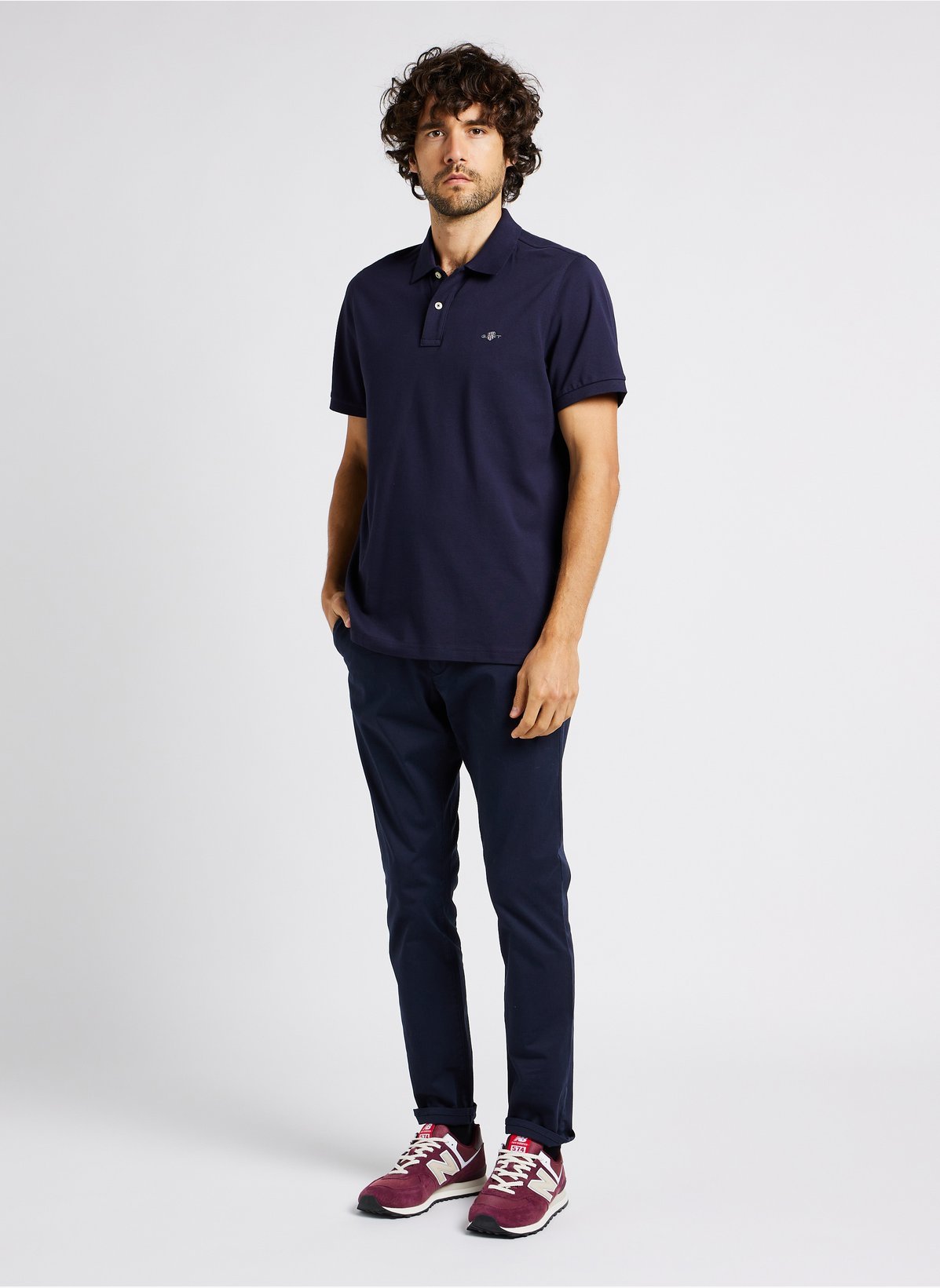 Polos manches courtes  Gant 2210-433 433 EVENING BLUE