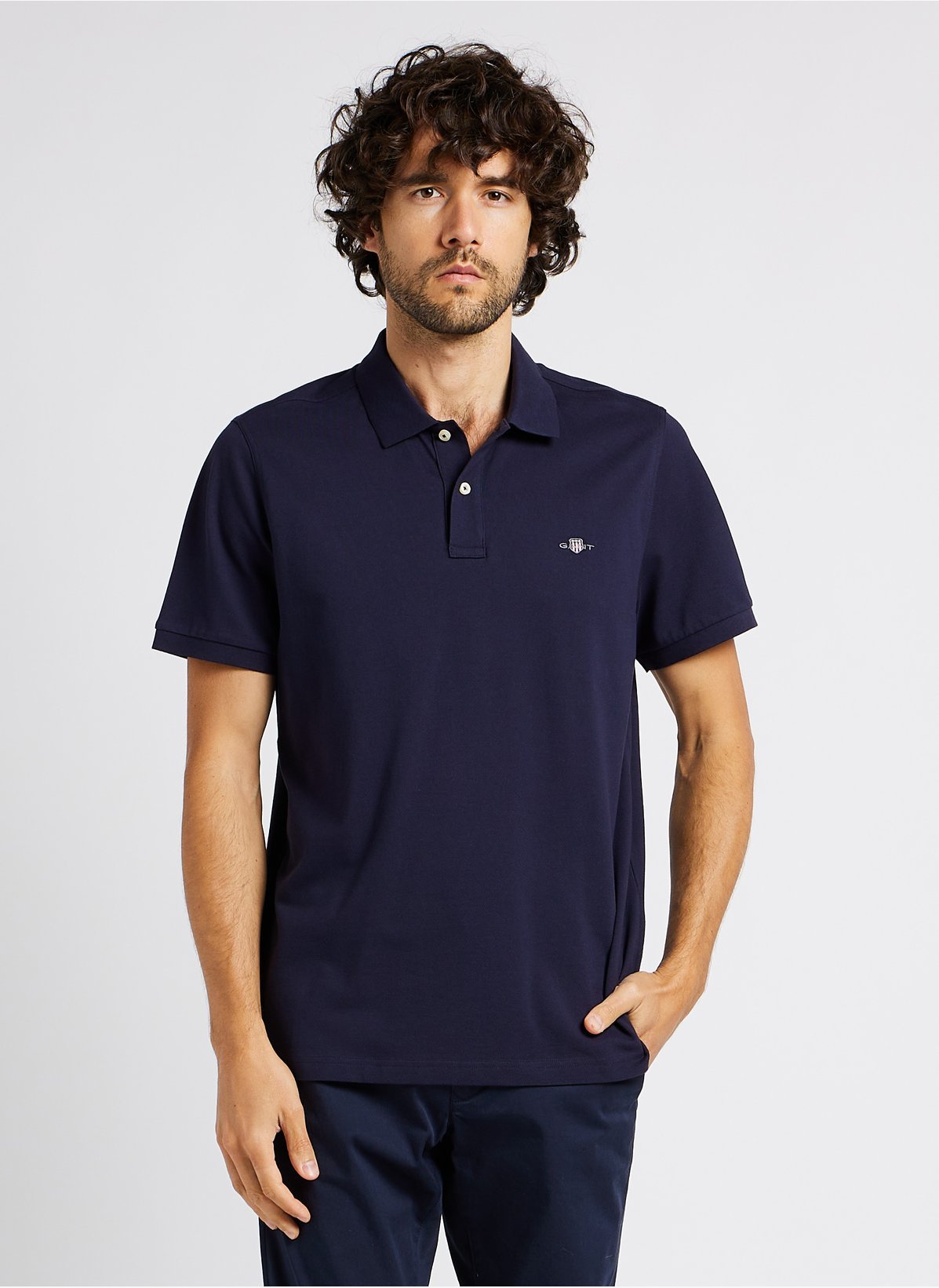 Polos manches courtes  Gant 2210-433 433 EVENING BLUE