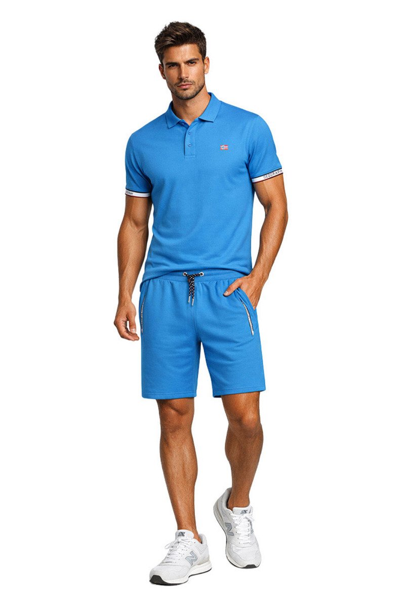 Polos manches courtes  Geographical norway SA1235H DB BLUE MEN 254