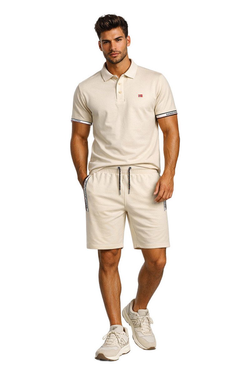 Polos manches courtes  Geographical norway SA1237H OFF WHITE MEN 254