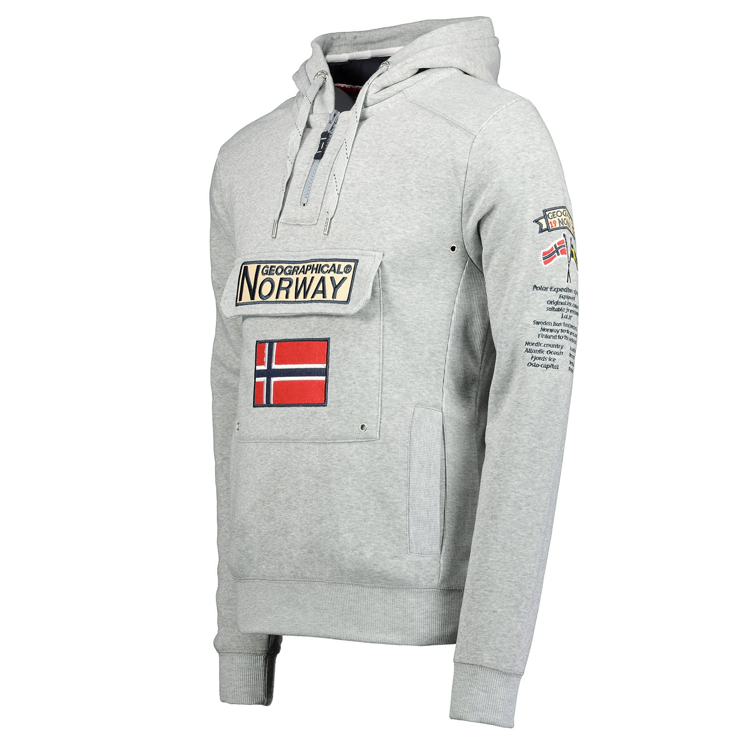 Sweatshirts  Geographical norway WU4184H Grey melangé