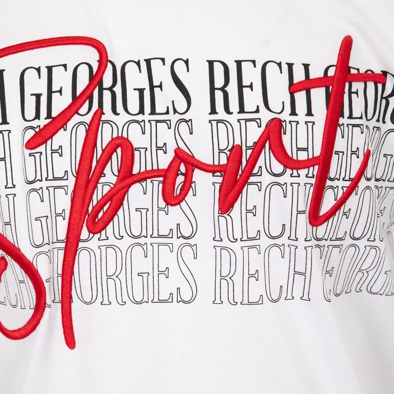 T-S manches courtes  Georges Rech GRT-4 WHITE