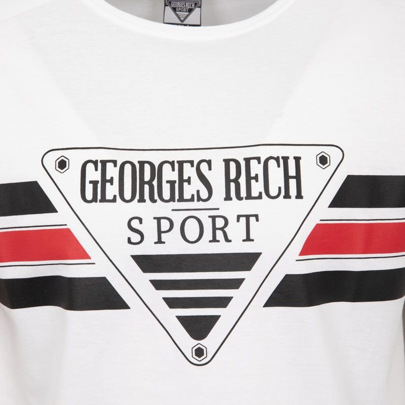 T-S manches courtes  Georges Rech GRT-5 WHITE