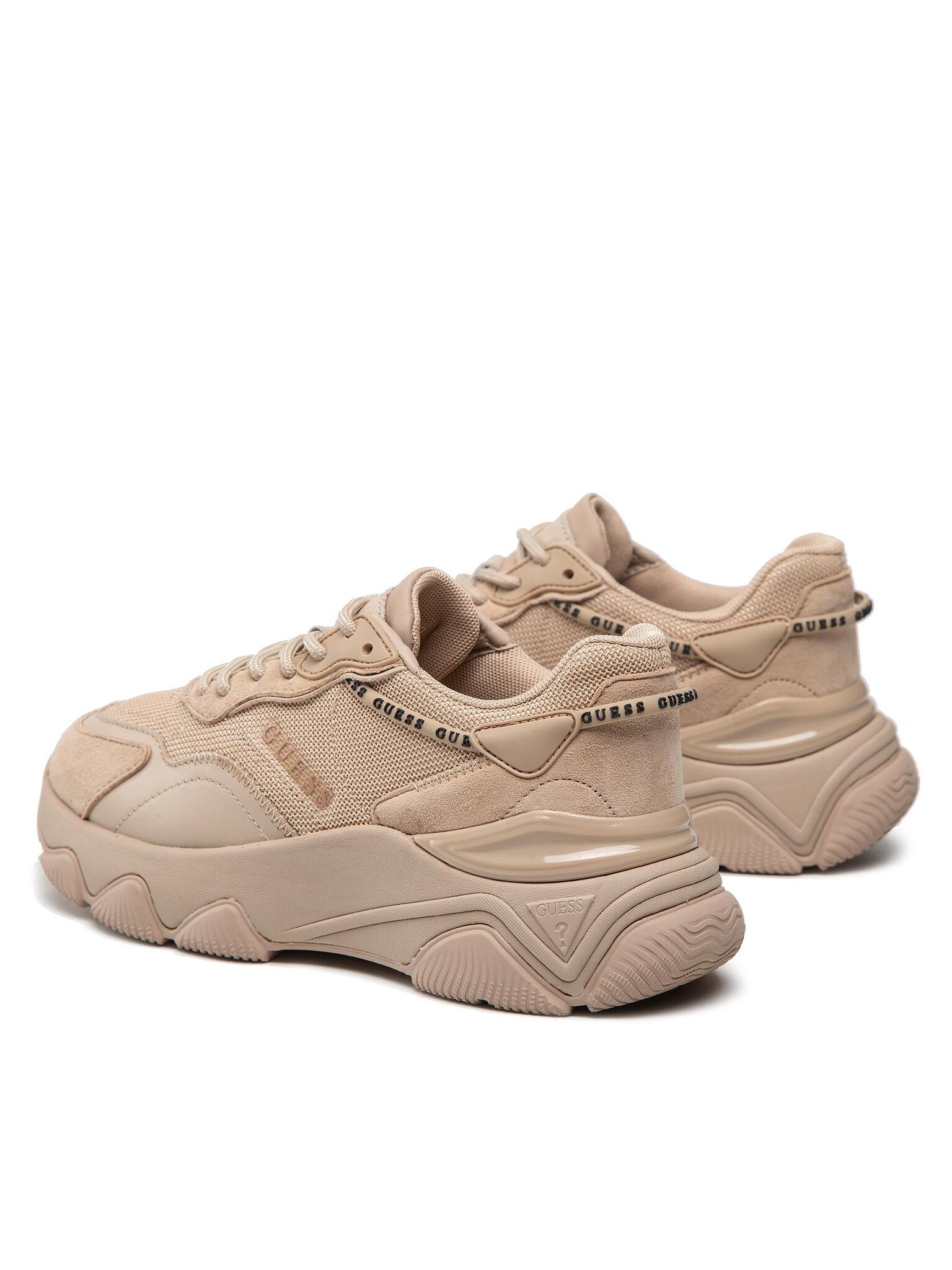 Baskets / Sneakers  Guess jeans FL7MIC LEA12 NUDE