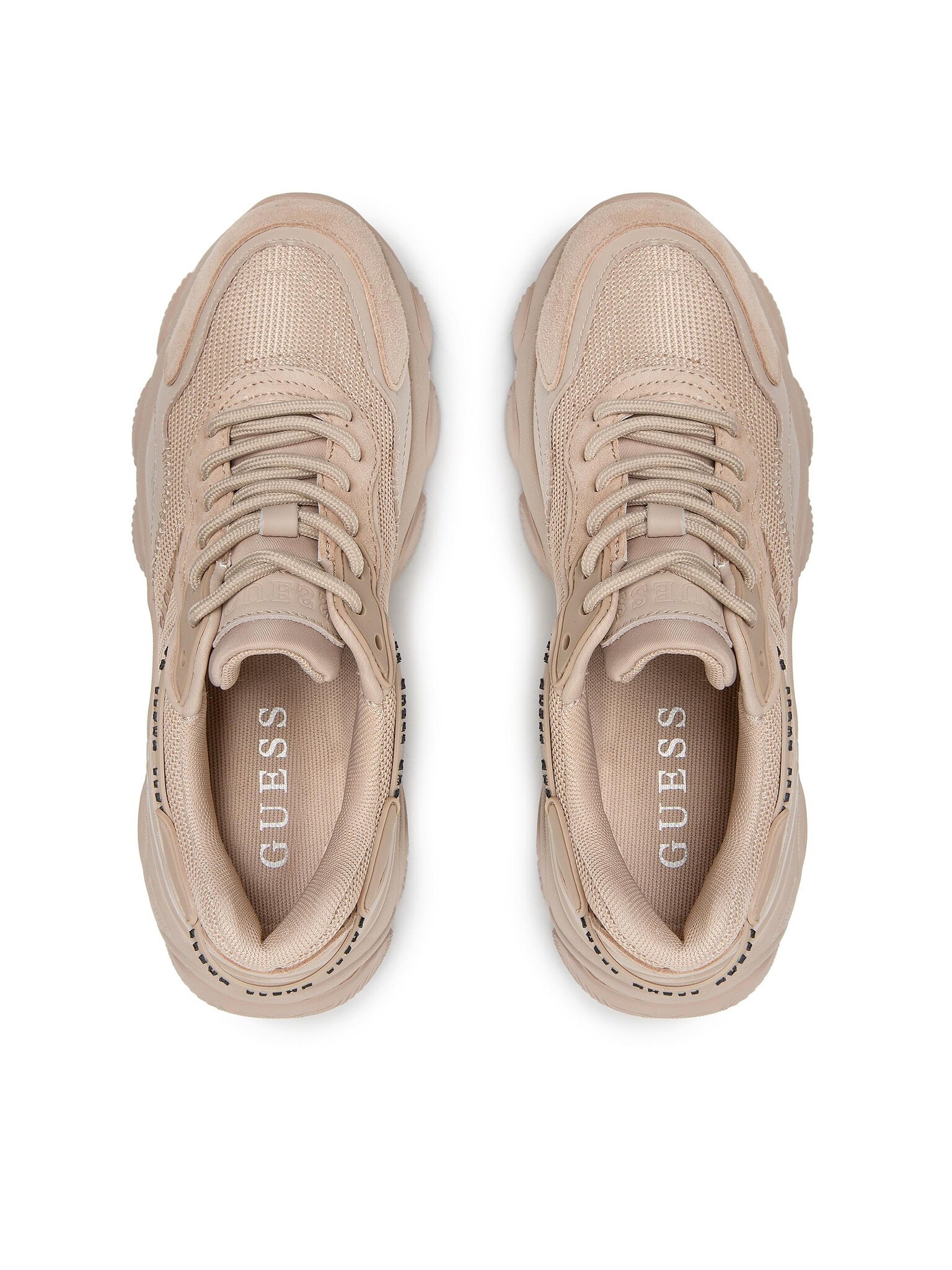 Baskets / Sneakers  Guess jeans FL7MIC LEA12 NUDE