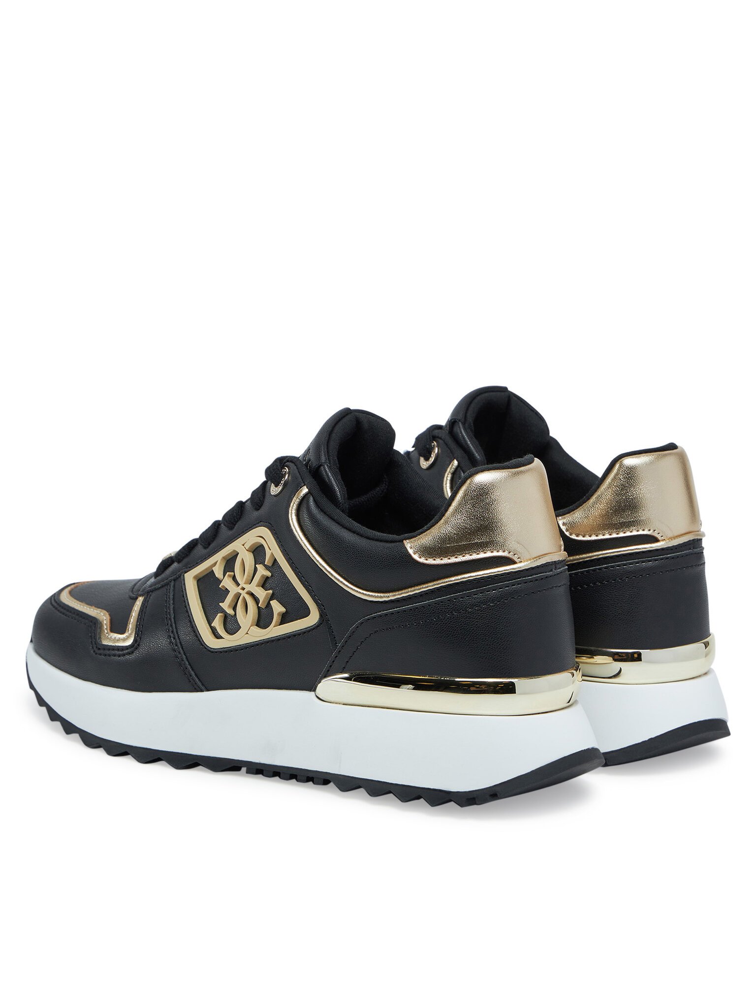 Baskets / Sneakers  Guess jeans FLJKOY ELE12 BLACK/PLATINO