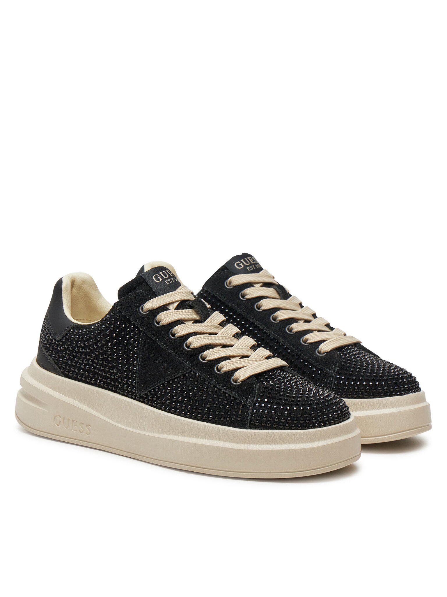 Baskets / Sneakers  Guess jeans FLPELB SUE12 BLACK