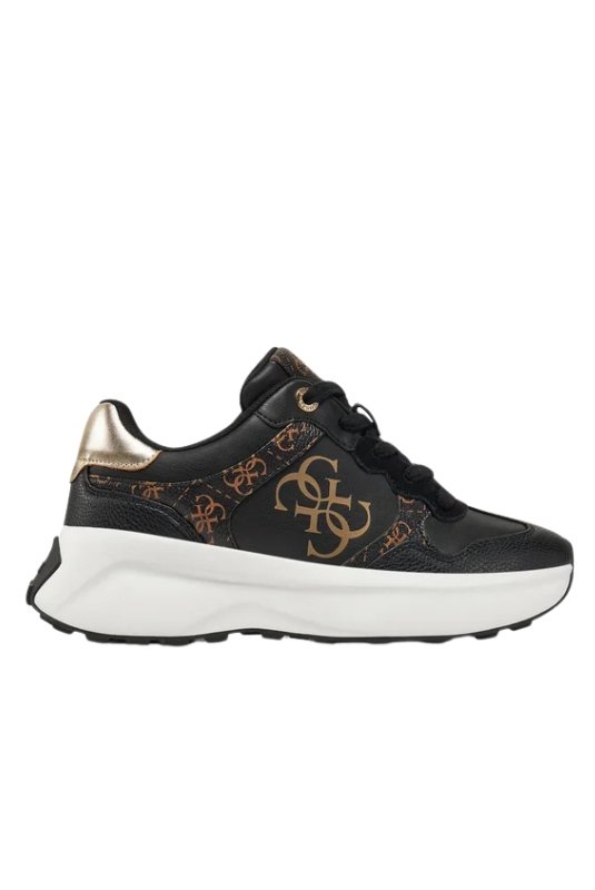 Baskets / Sneakers  Guess jeans FLPLUC FAL12 BLACK BROWN