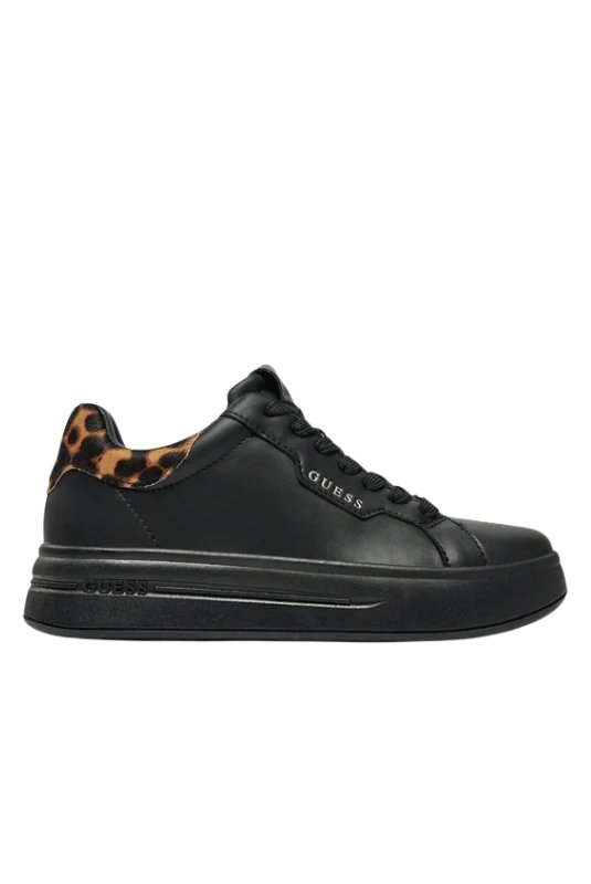 Baskets / Sneakers  Guess jeans FLPWIN LEP12 BLACK LEOPARD