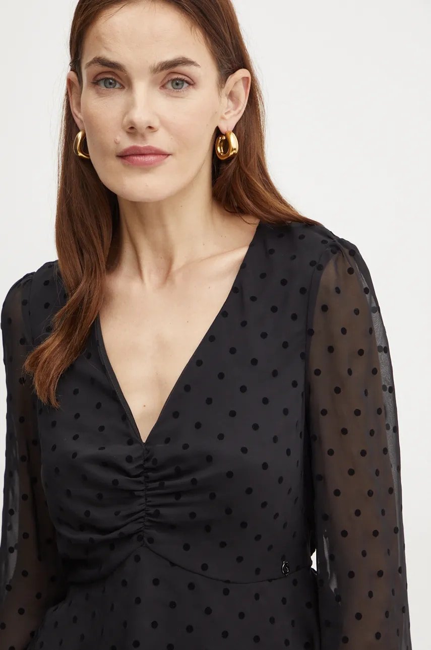 Blouses  Guess jeans W4BH64 WGLF0 F9T2 BLACK POIS