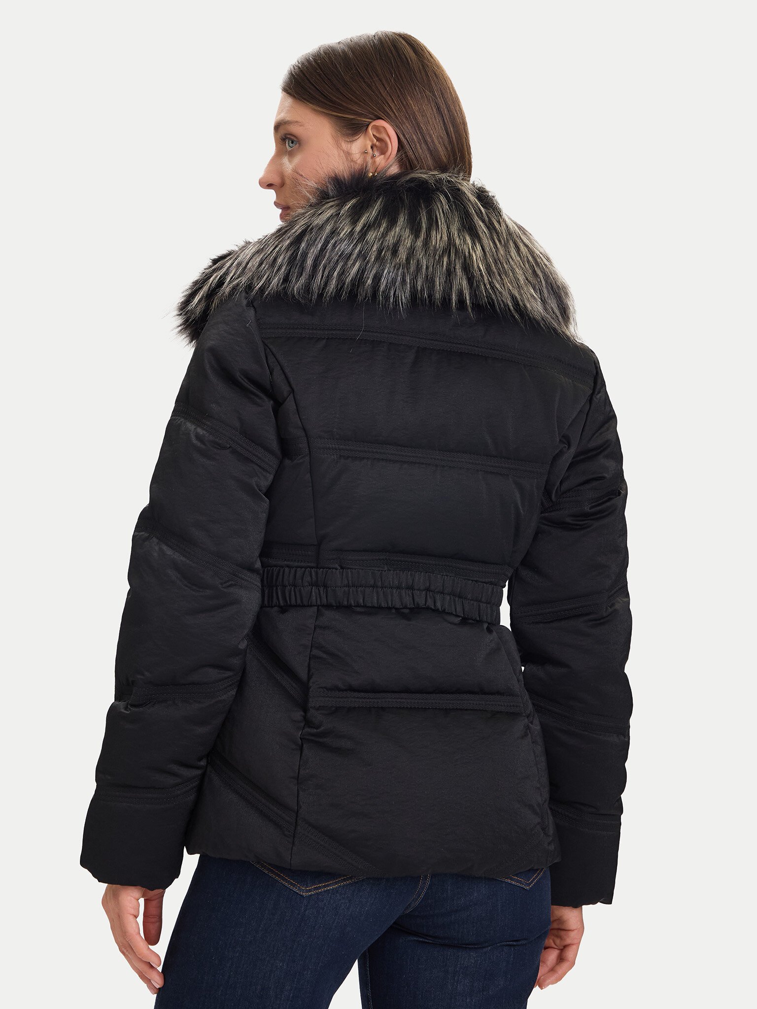 Blouson / doudoune  Guess jeans W5BL32 WG092 JBLK Jet Black A996