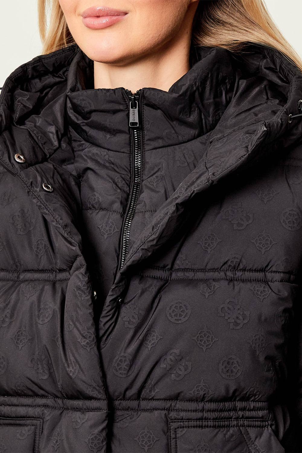 Blouson / doudoune  Guess jeans W5BL43 W2902 JBLK Jet Black A996