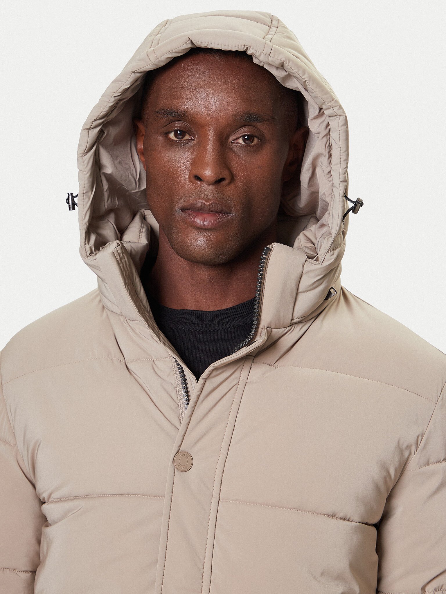 Blousons / doudounes  Guess jeans M4BL21 WGJ42 A90N TRADITIONAL KHAKI