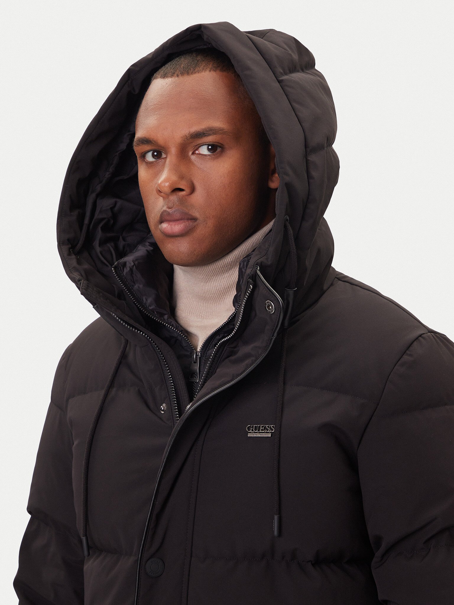 Blousons / doudounes  Guess jeans M5BL2H W2742 JBLK Jet Black A996