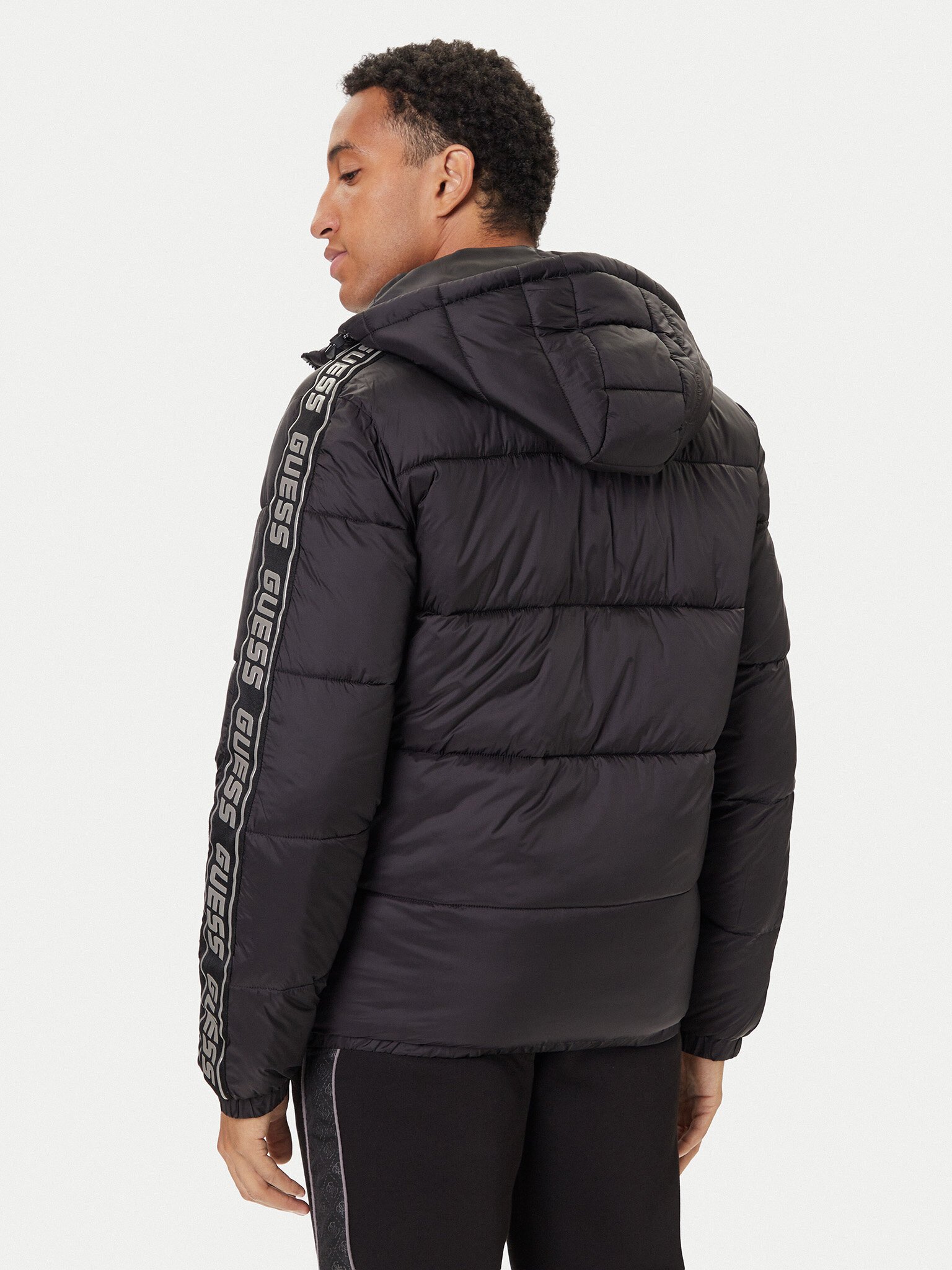 Blousons / doudounes  Guess jeans Z5BL17 WO06I JBLK Jet Black A996