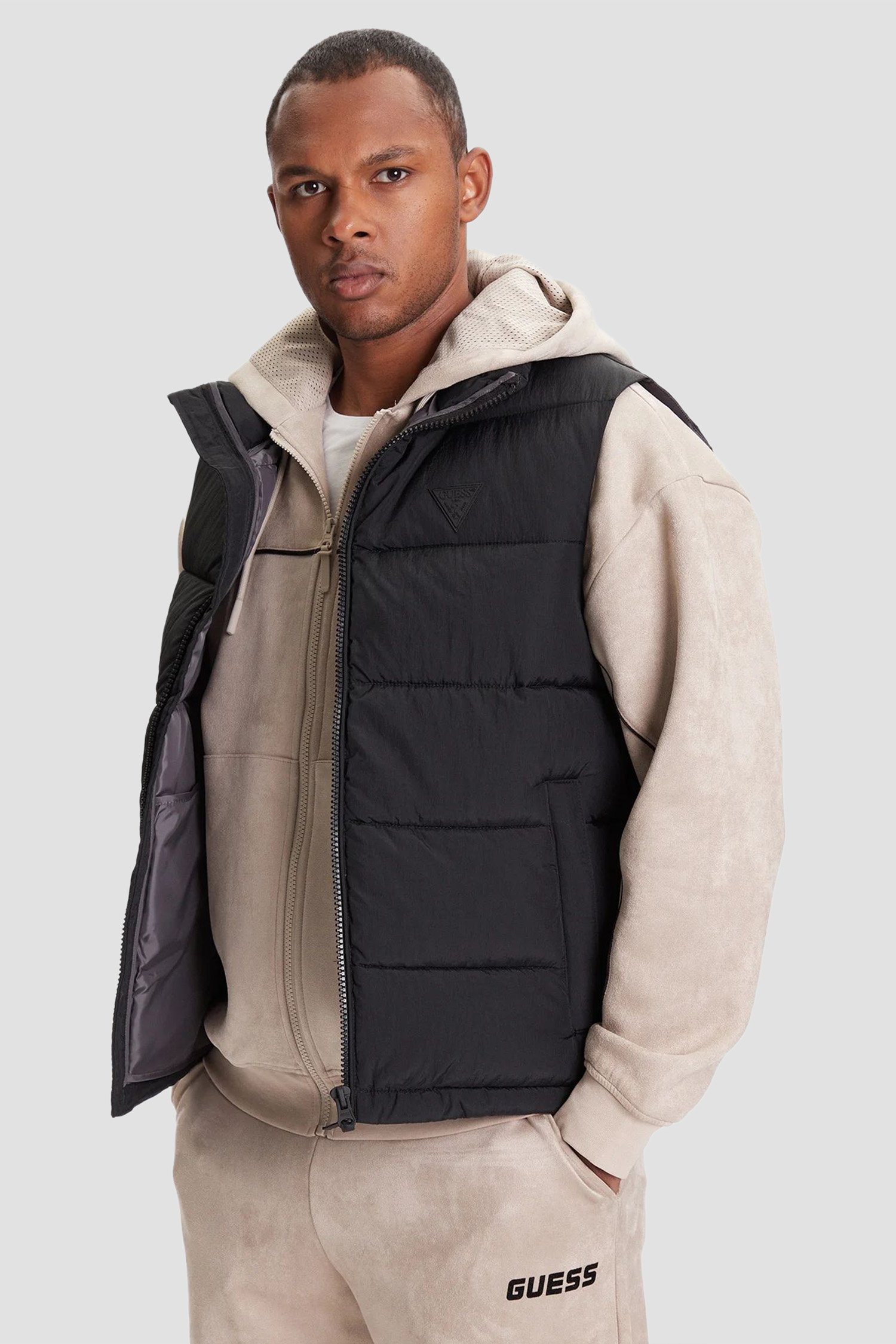 Blousons / doudounes  Guess jeans Z5YL08 WGTN0 JBLK Jet Black A996