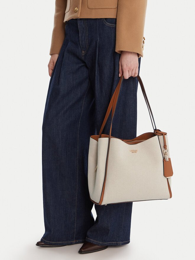 Cabas / Sacs shopping  Guess jeans HWAG96 62230 NATURAL/CARAMEL