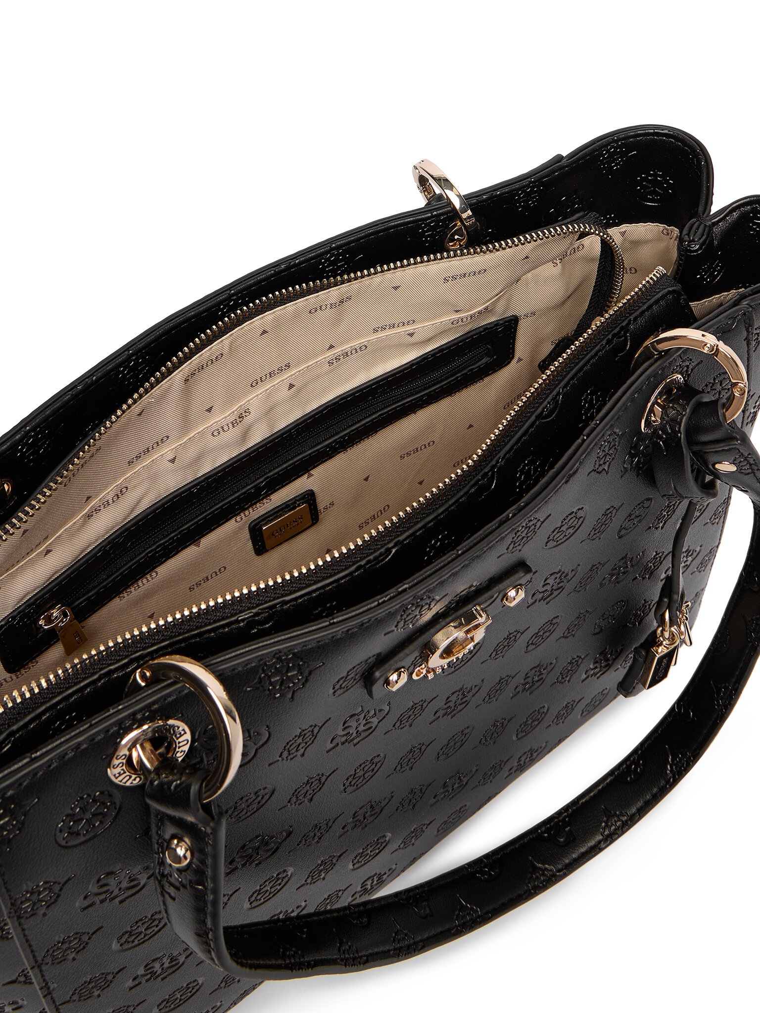 Cabas / Sacs shopping  Guess jeans HWPD76 02250 BLACK LOGO