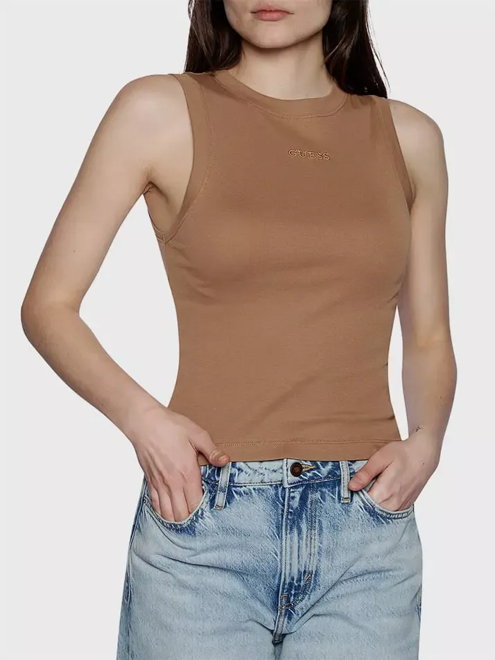 Débardeur  Guess jeans V5RP14 KCOI1 G1K6 MACCHIATO