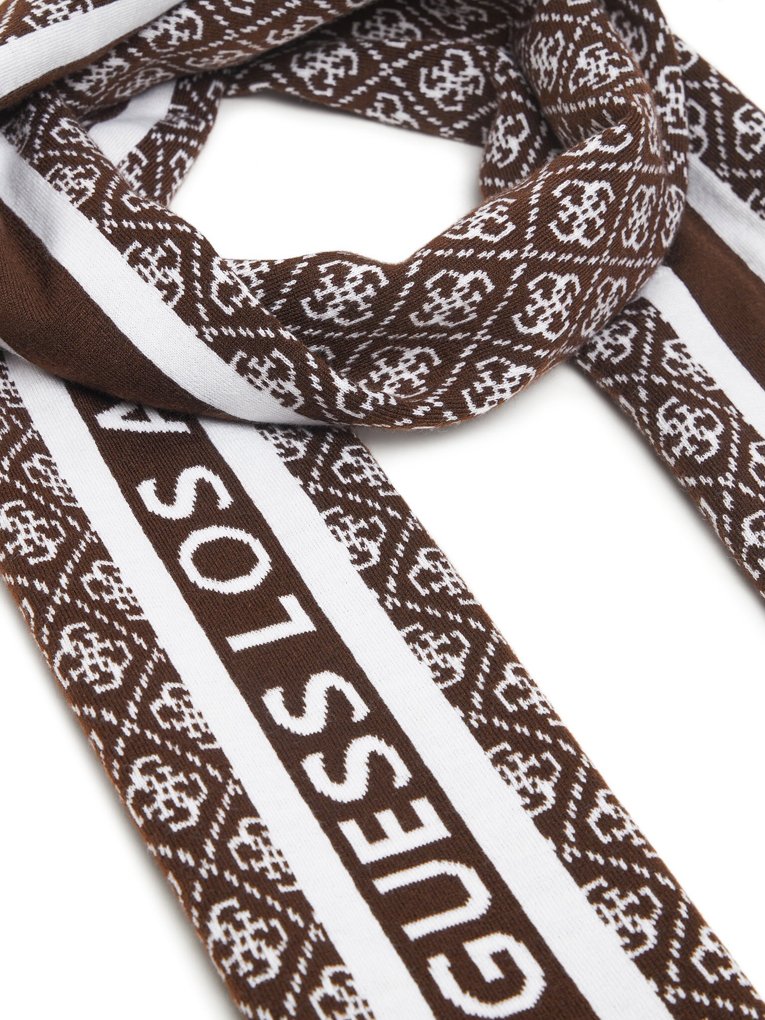 Echarpe, Foulard  Guess jeans W4BZ22 Z3JD2 FNHT 4G BROWN AND CREAM