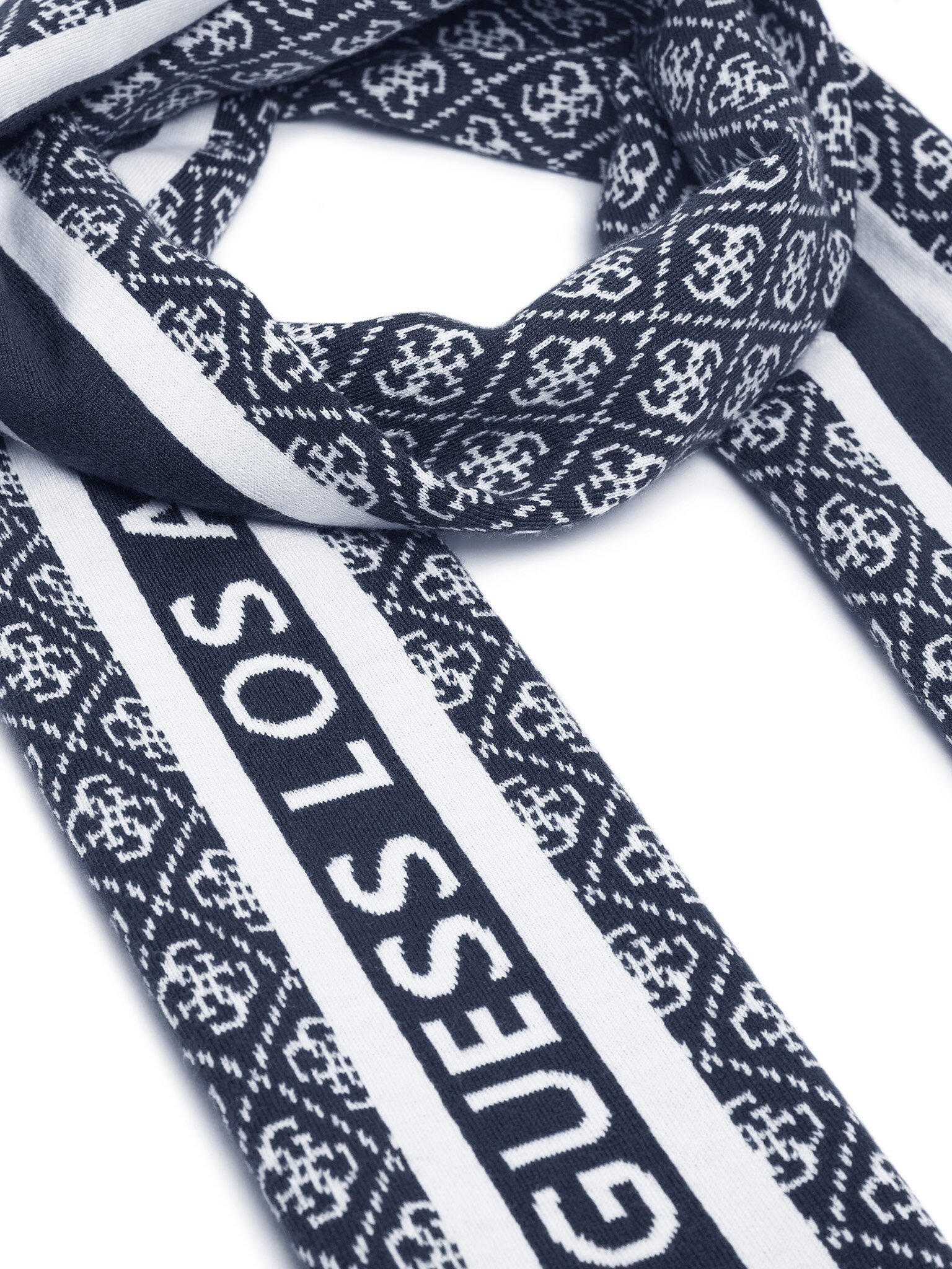 Echarpe, Foulard  Guess jeans W4BZ22 Z3JD2 FBDI 4G BLUE AND CREAM