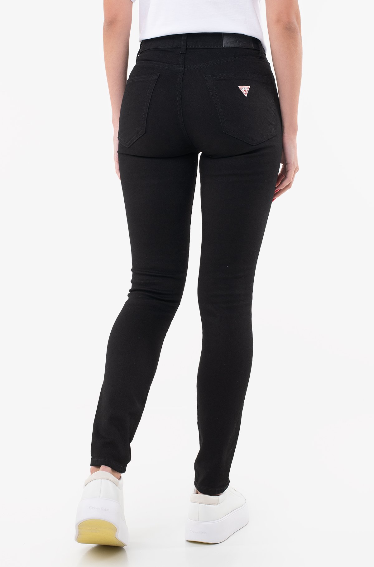 Jeans slim / skinny  Guess jeans W4YA92 D5DL1 BL4O GJ BLACK OVERDYE