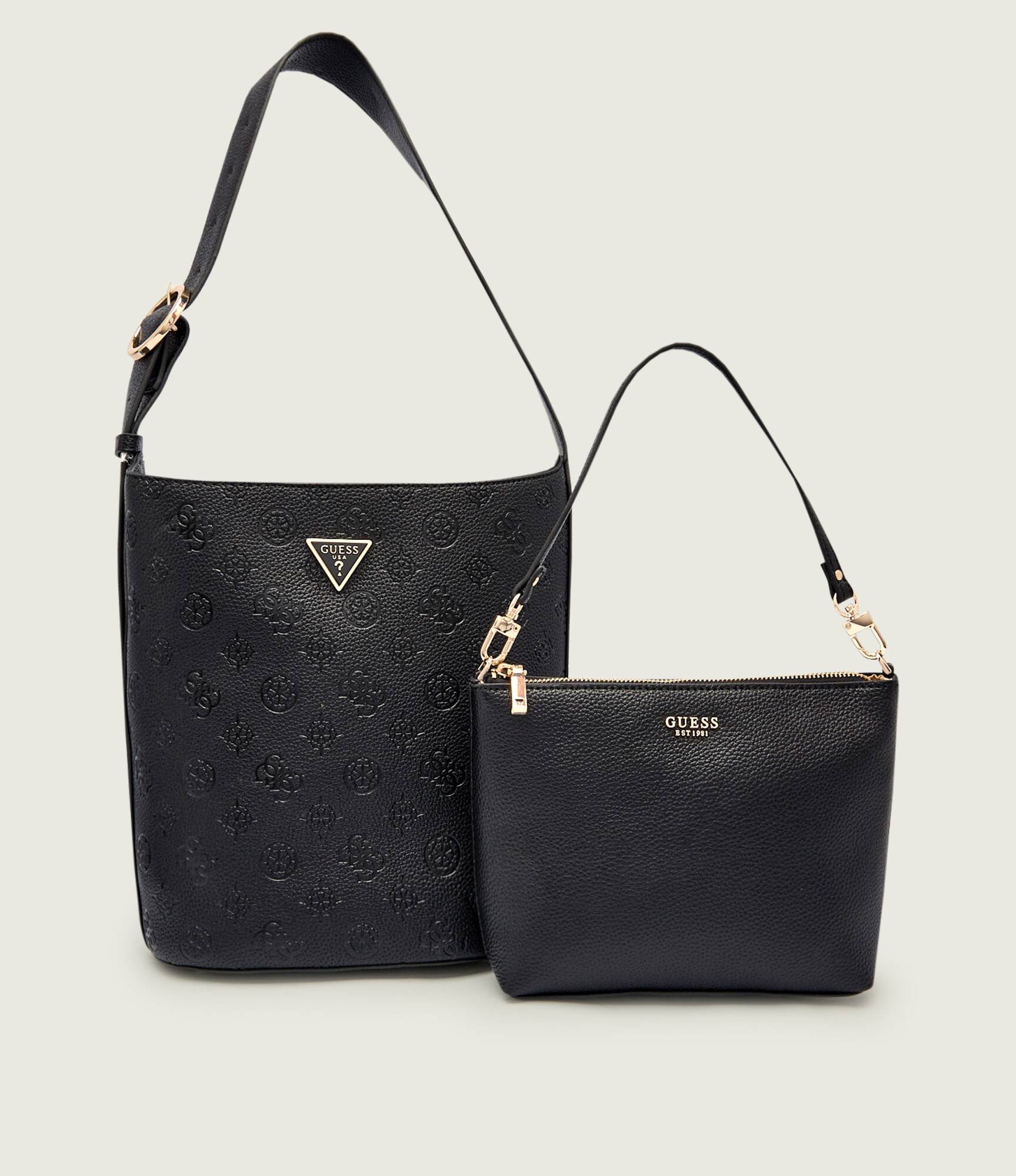 Sac porté épaule  Guess jeans HWPD98 88040 BLACK LOGO