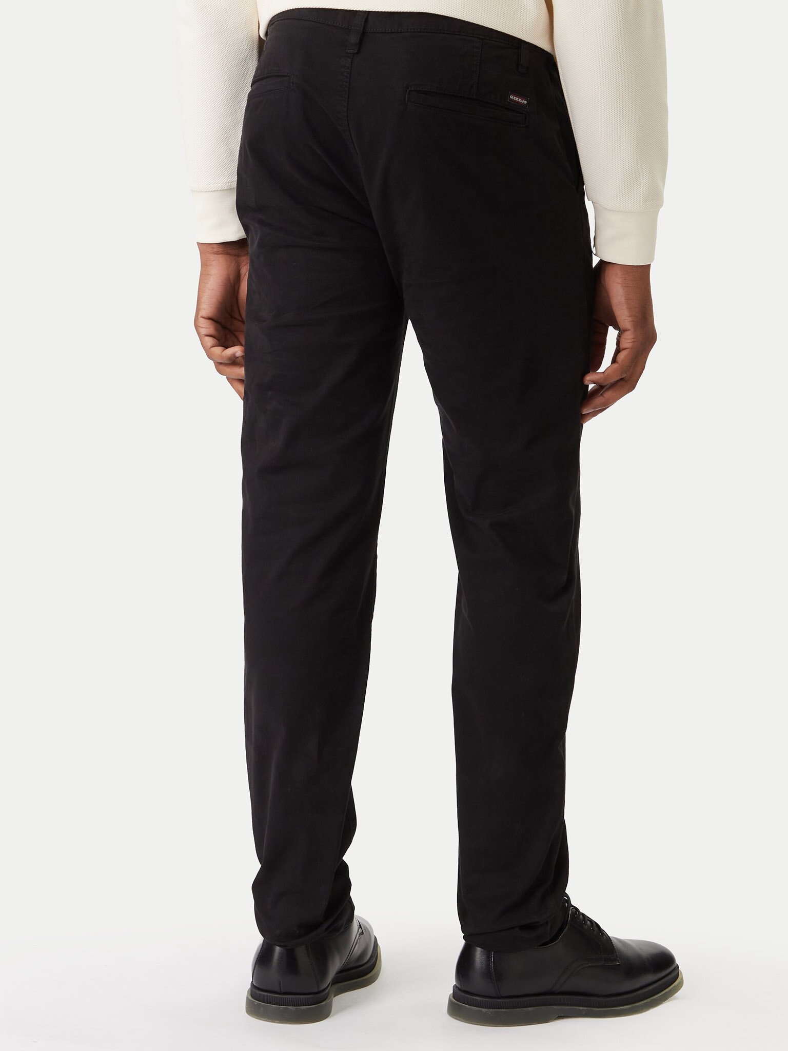 Pantalons chino/citadin  Guess jeans M4YB33 WGB5A JBLK Jet Black A996