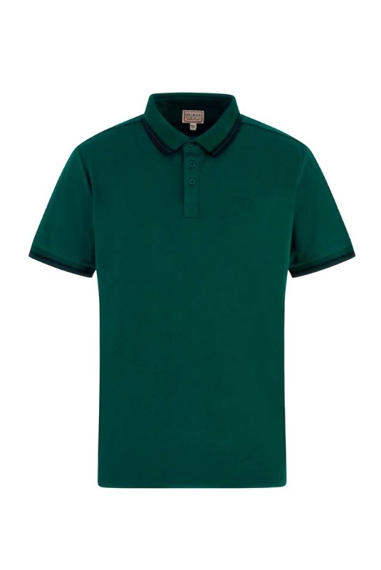 Polos manches courtes  Guess jeans M2GP34 KARS0 G8J3 DARK JADE