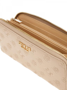 Portefeuilles / Porte-monnaie  Guess jeans SWPD96 65146 SIMPLY TAUPE LOGO