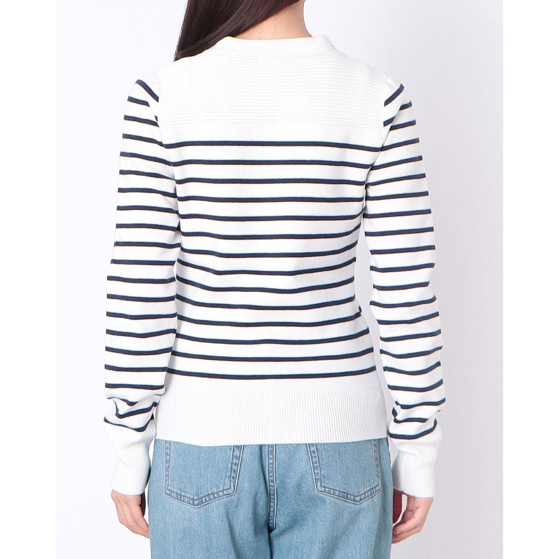 Pull  Guess jeans W5BR36 Z0422 S00J CREAM AND BLUE STRIP