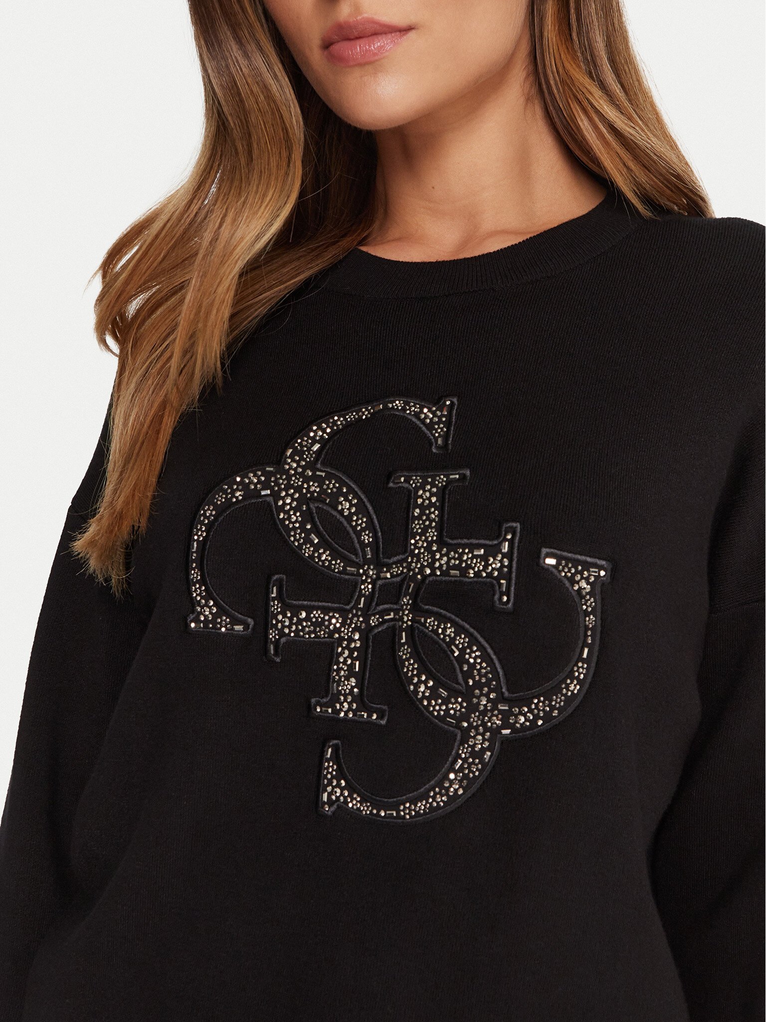 Pull  Guess jeans W5BR42 Z26I2 JBLK Jet Black A996