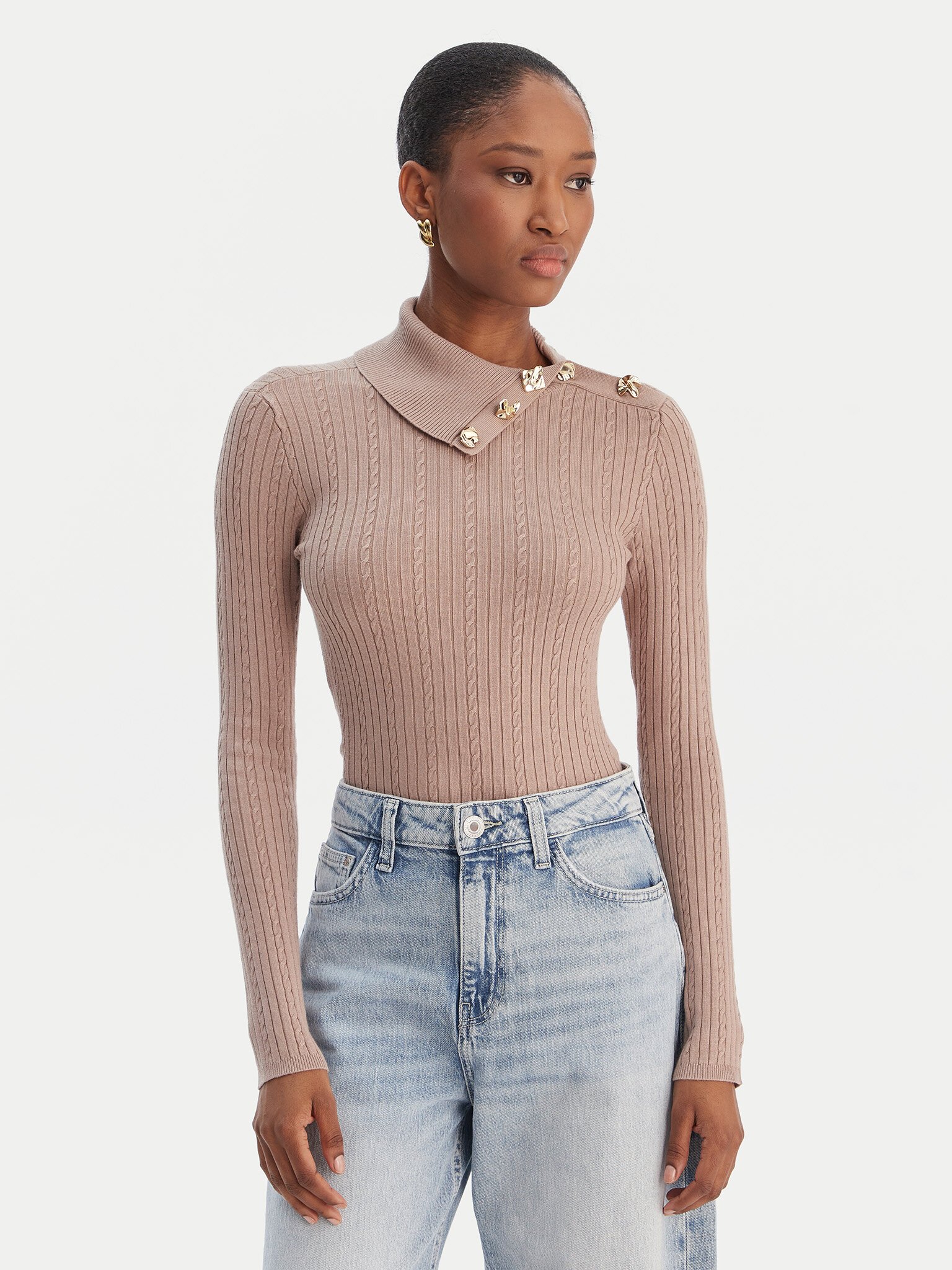 Pull  Guess jeans W6RR07 Z2YK2 A10L SUMMER CLAY