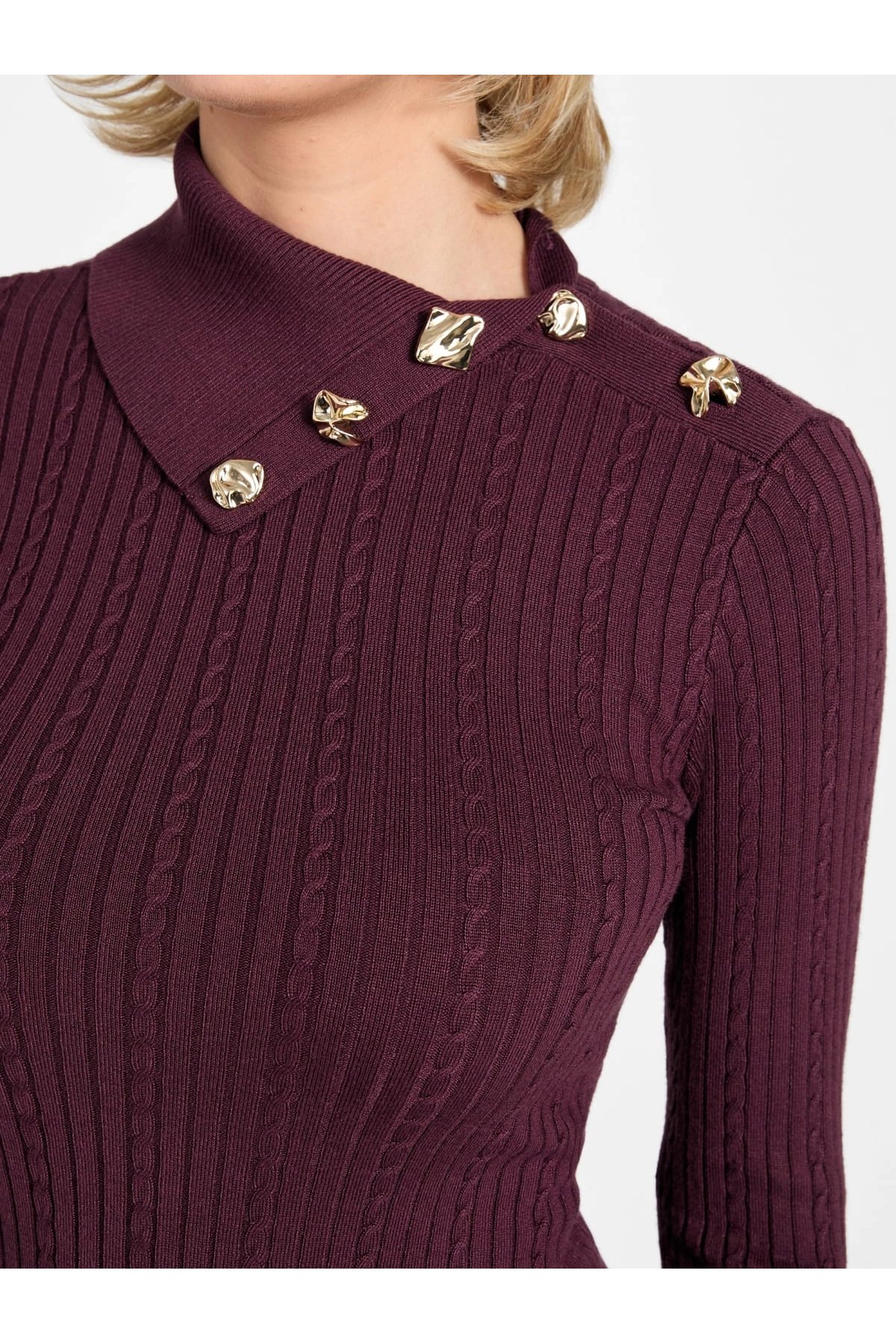 Pull  Guess jeans W6RR07 Z2YK2 RGP REGAL PLUM