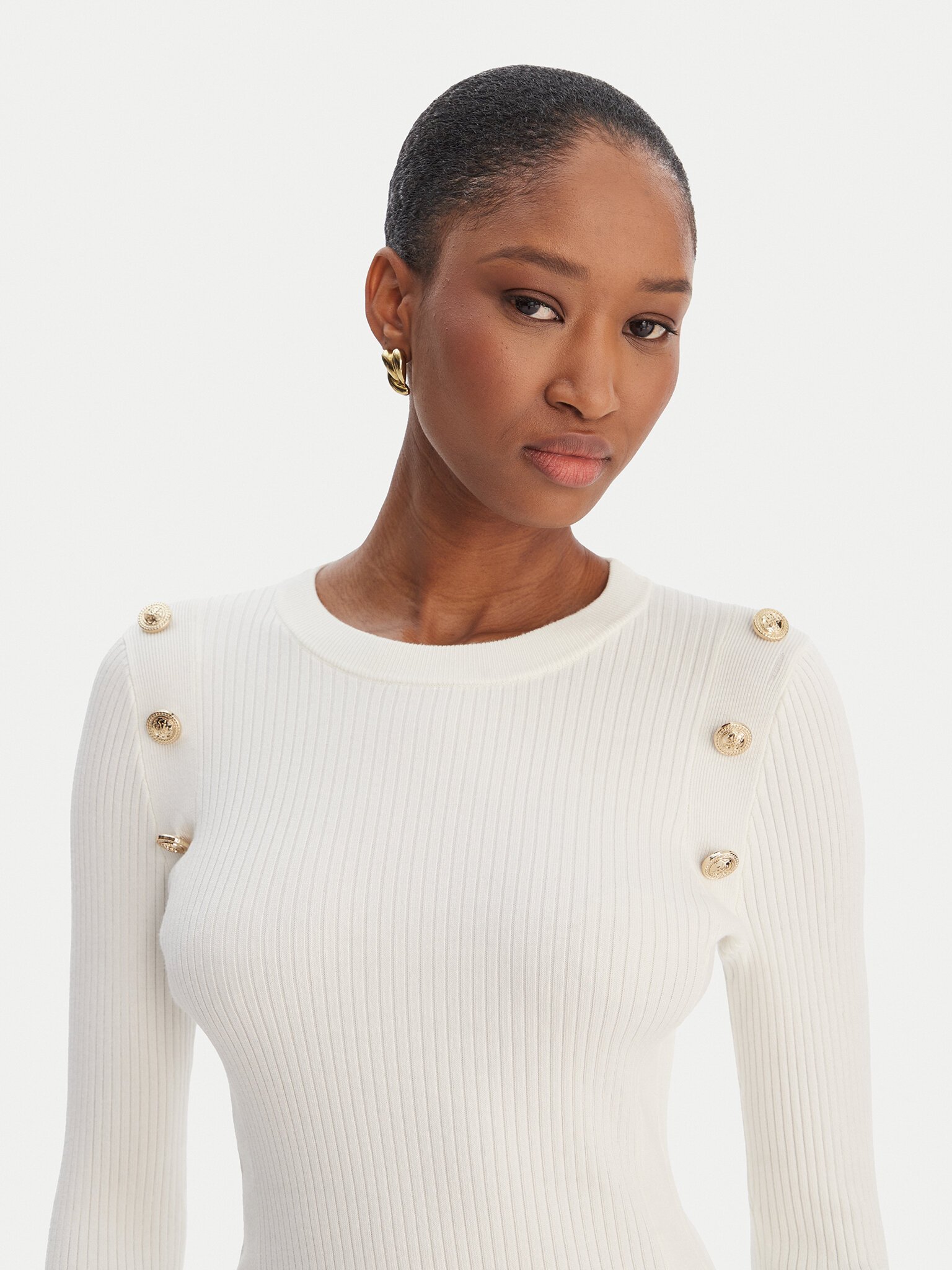 Pull  Guess jeans W6RR58 Z2YK2 G1O6 DOVE WHITE