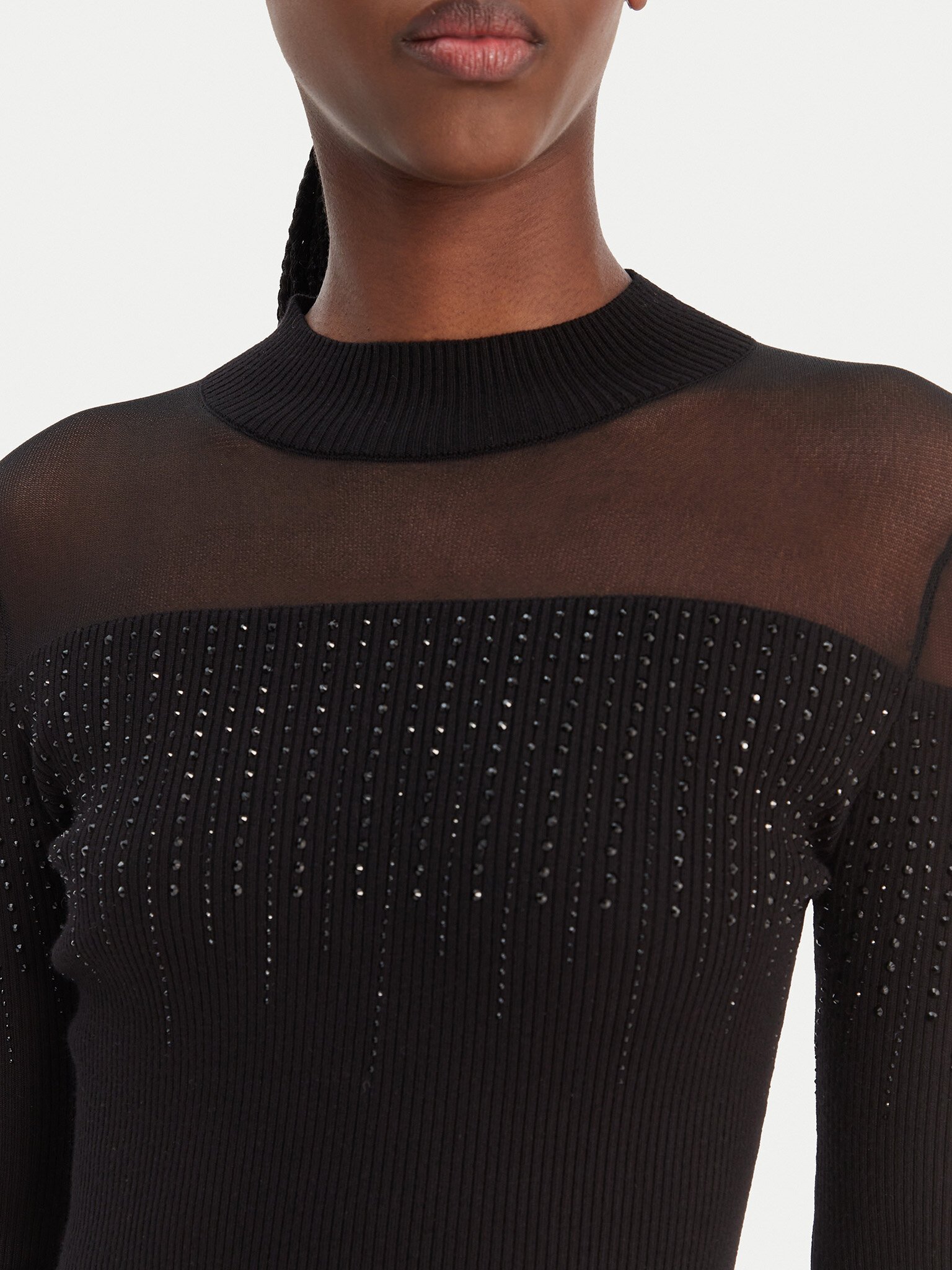 Pull  Guess jeans W6RR70 Z2YK2 JBLK Jet Black A996