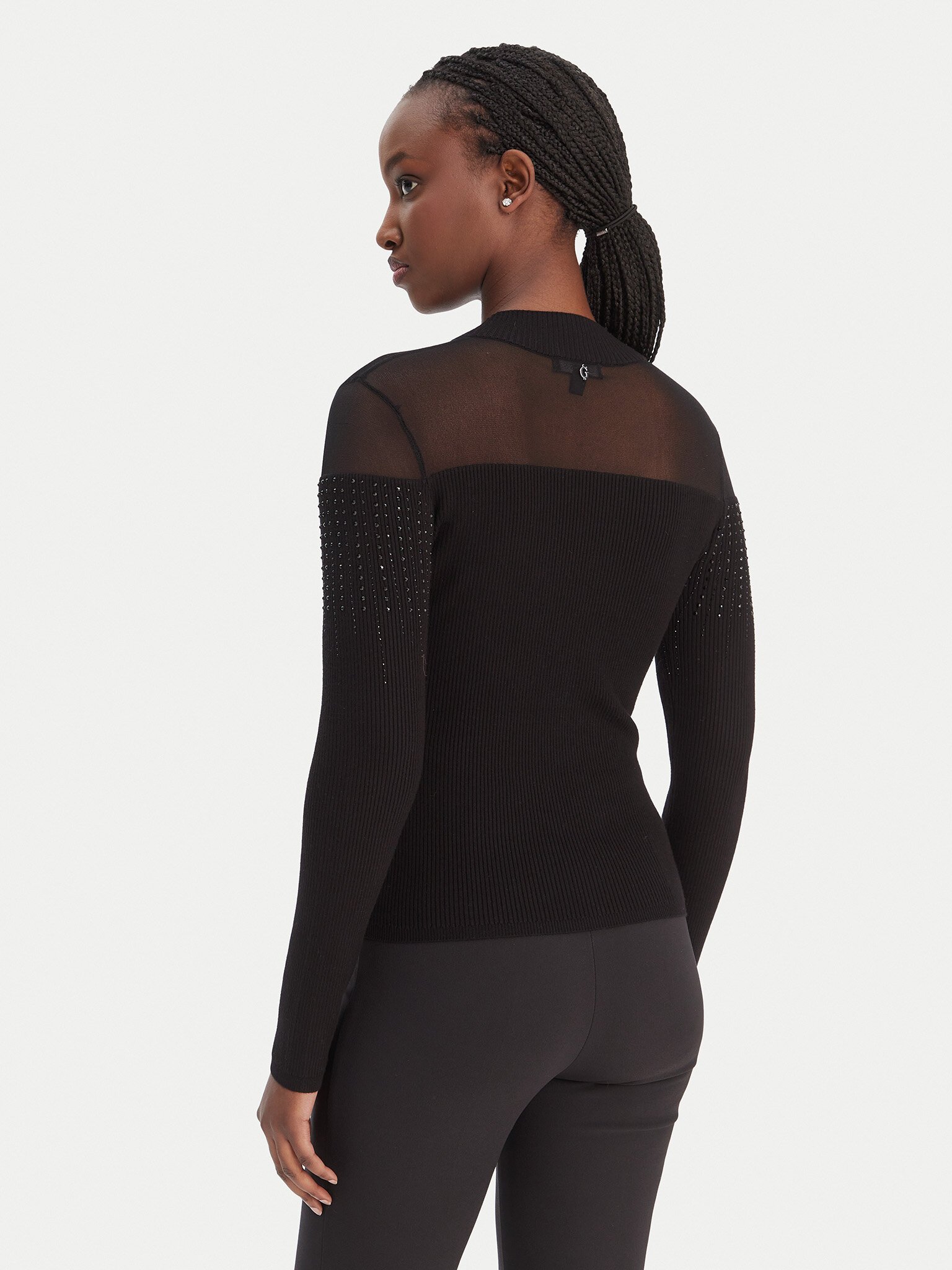 Pull  Guess jeans W6RR70 Z2YK2 JBLK Jet Black A996