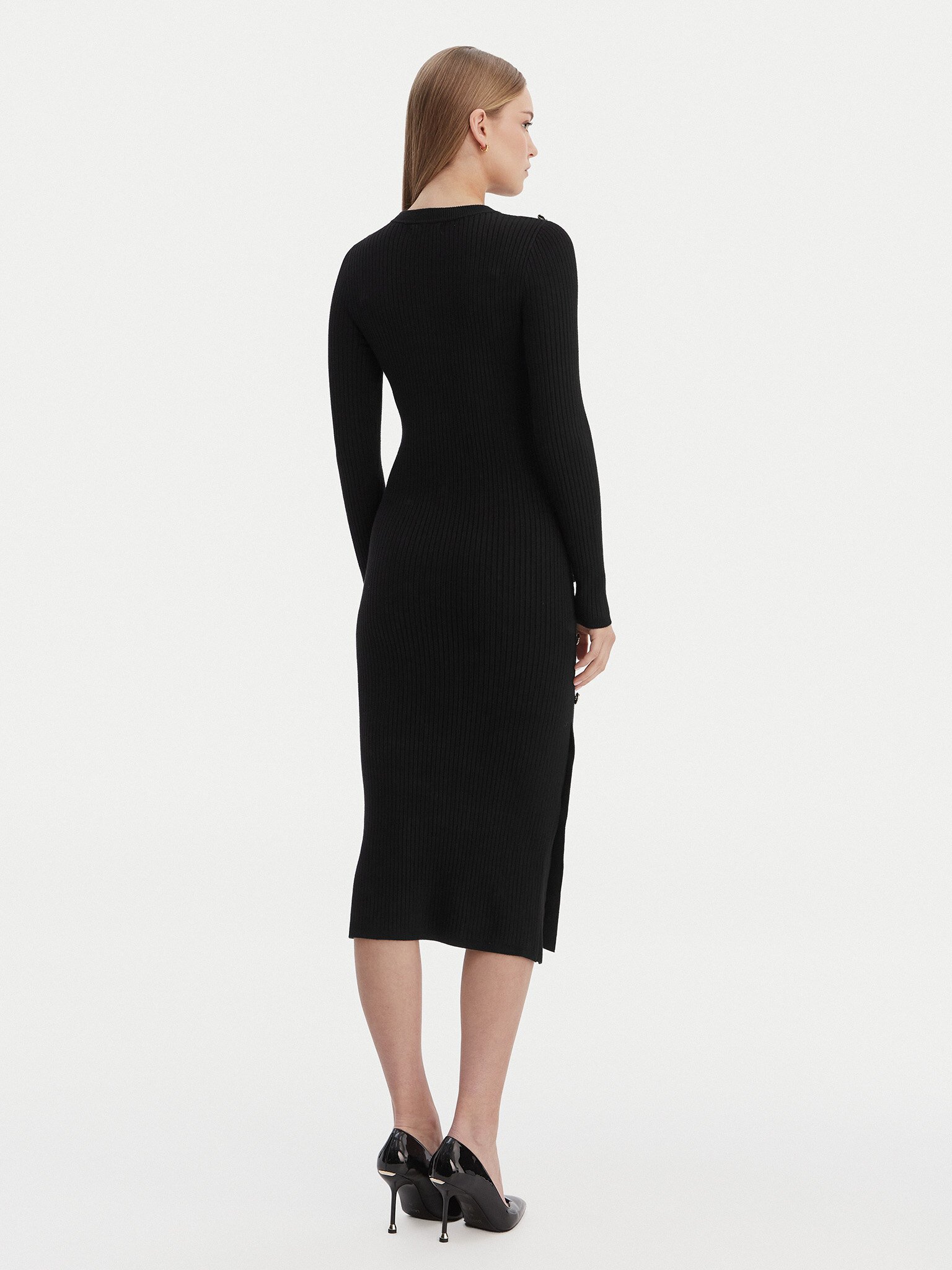 Robes  Guess jeans W6RK06 Z2YJ2 JBLK Jet Black A996