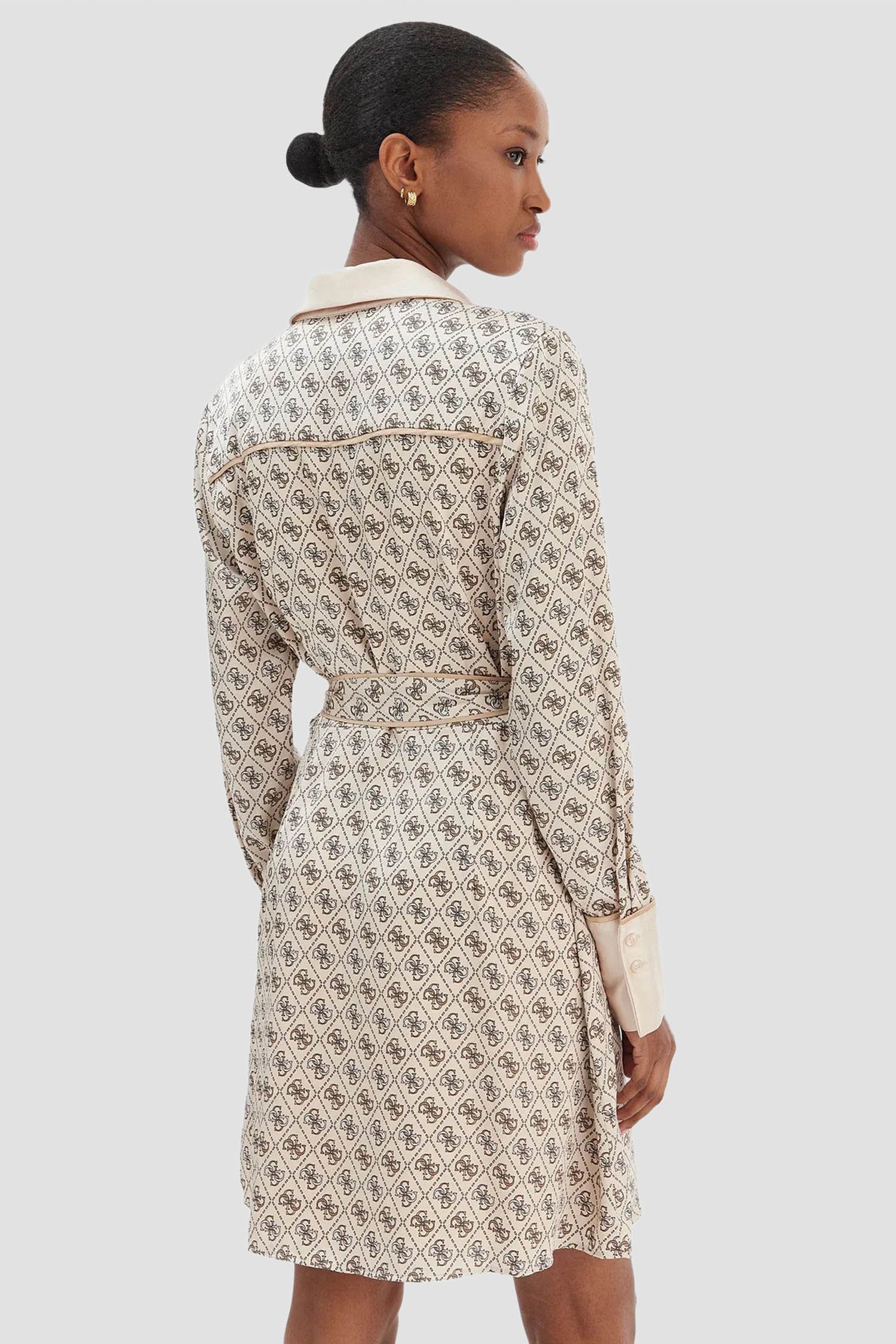 Robes  Guess jeans W6RK90 WF1T2 P1WE 4G ALL OVER LOGO LOV