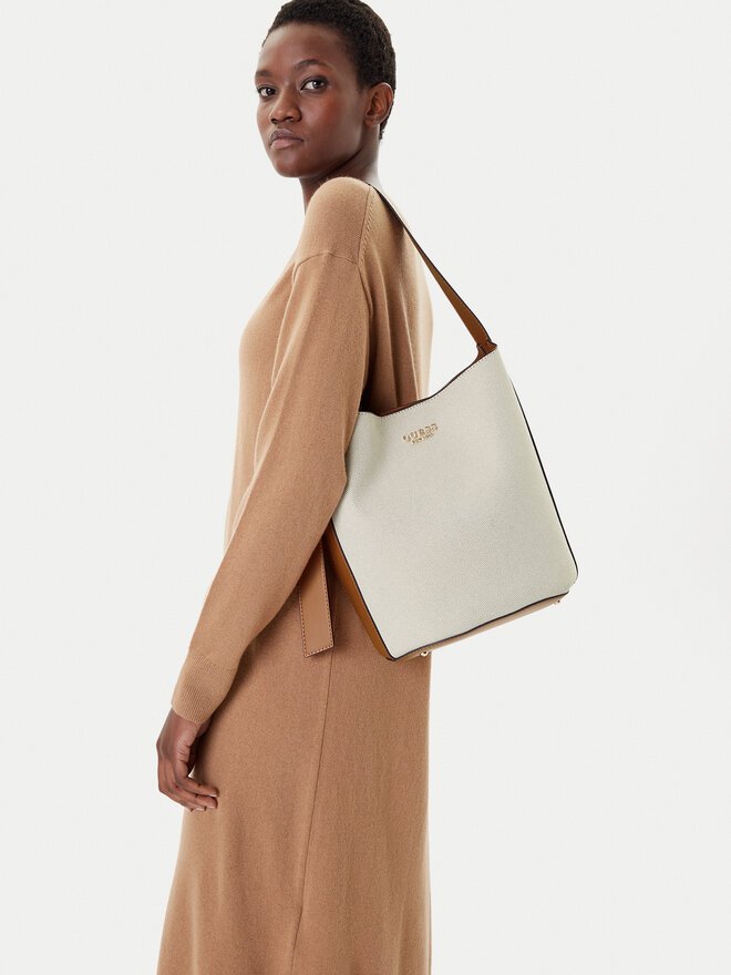 Sac porté épaule  Guess jeans HWAG96 62040 NATURAL/CARAMEL