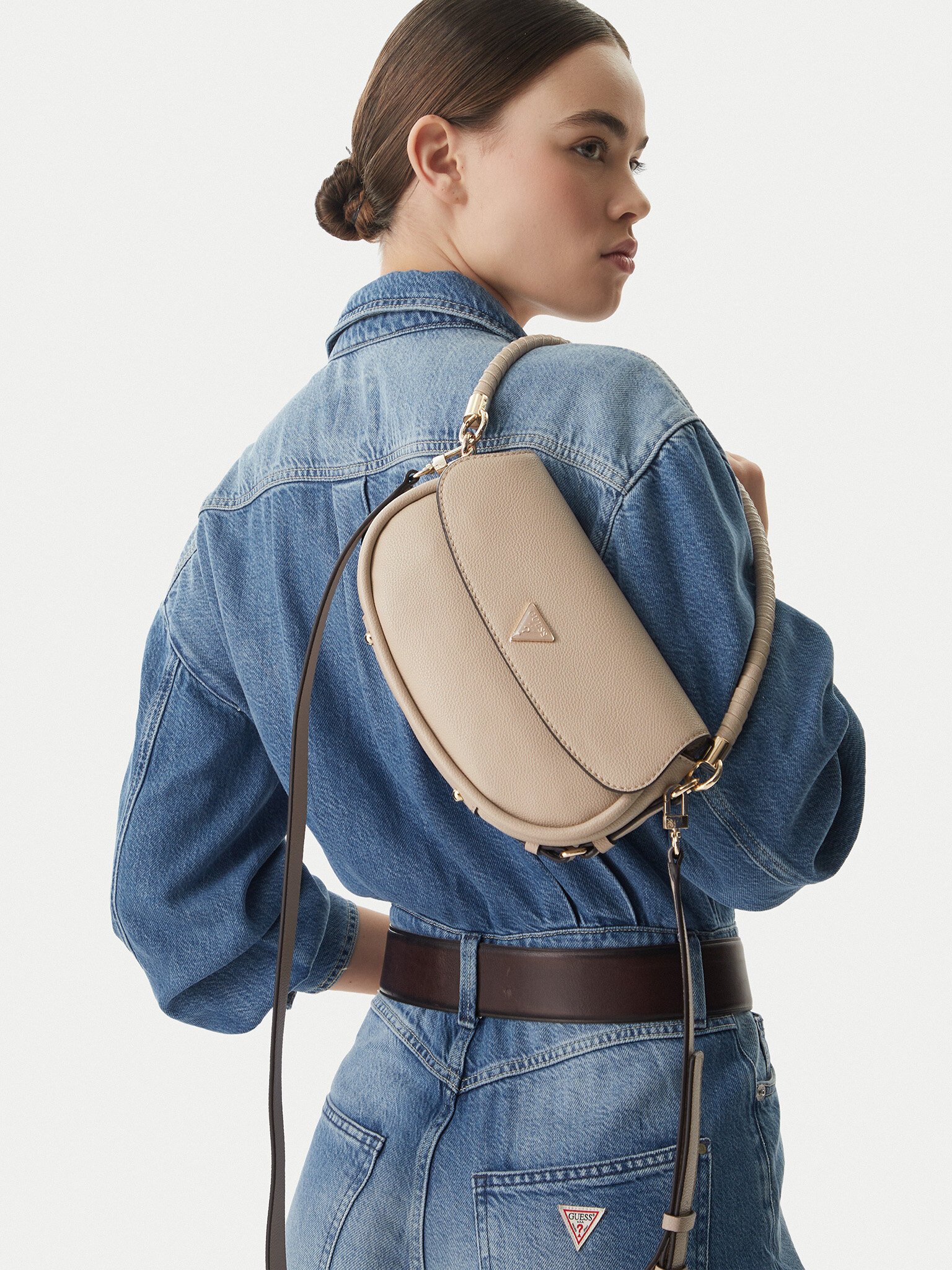 Sac porté épaule  Guess jeans HWBG99 18190 TAUPE