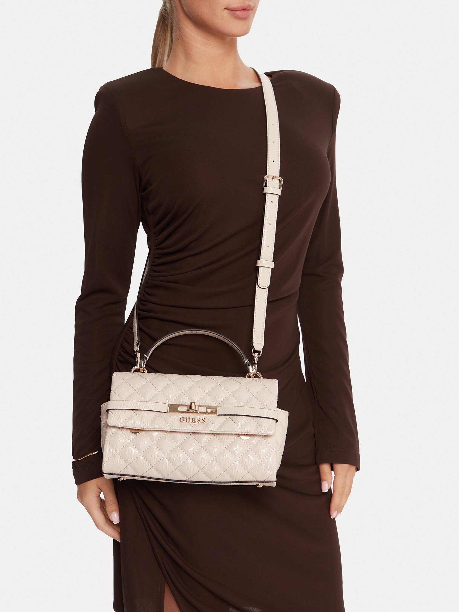 Sac porté épaule  Guess jeans HWGG81 57200 STONE