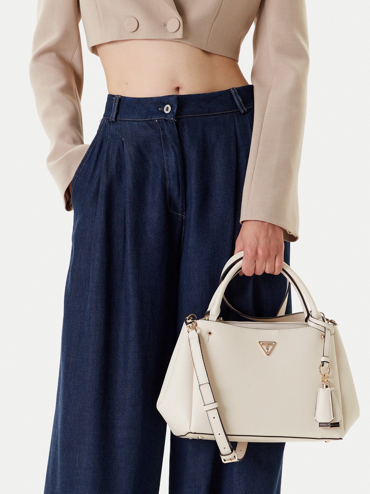 Sac porté épaule  Guess jeans HWNG96 69060 OFF WHITE