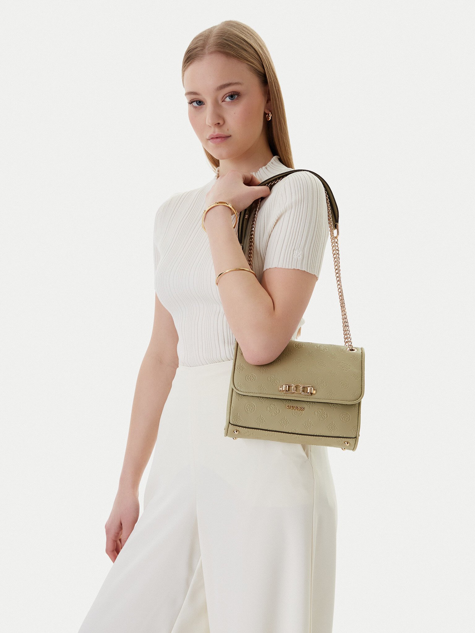 Sac porté épaule  Guess jeans HWPD99 16210 SAGE LOGO