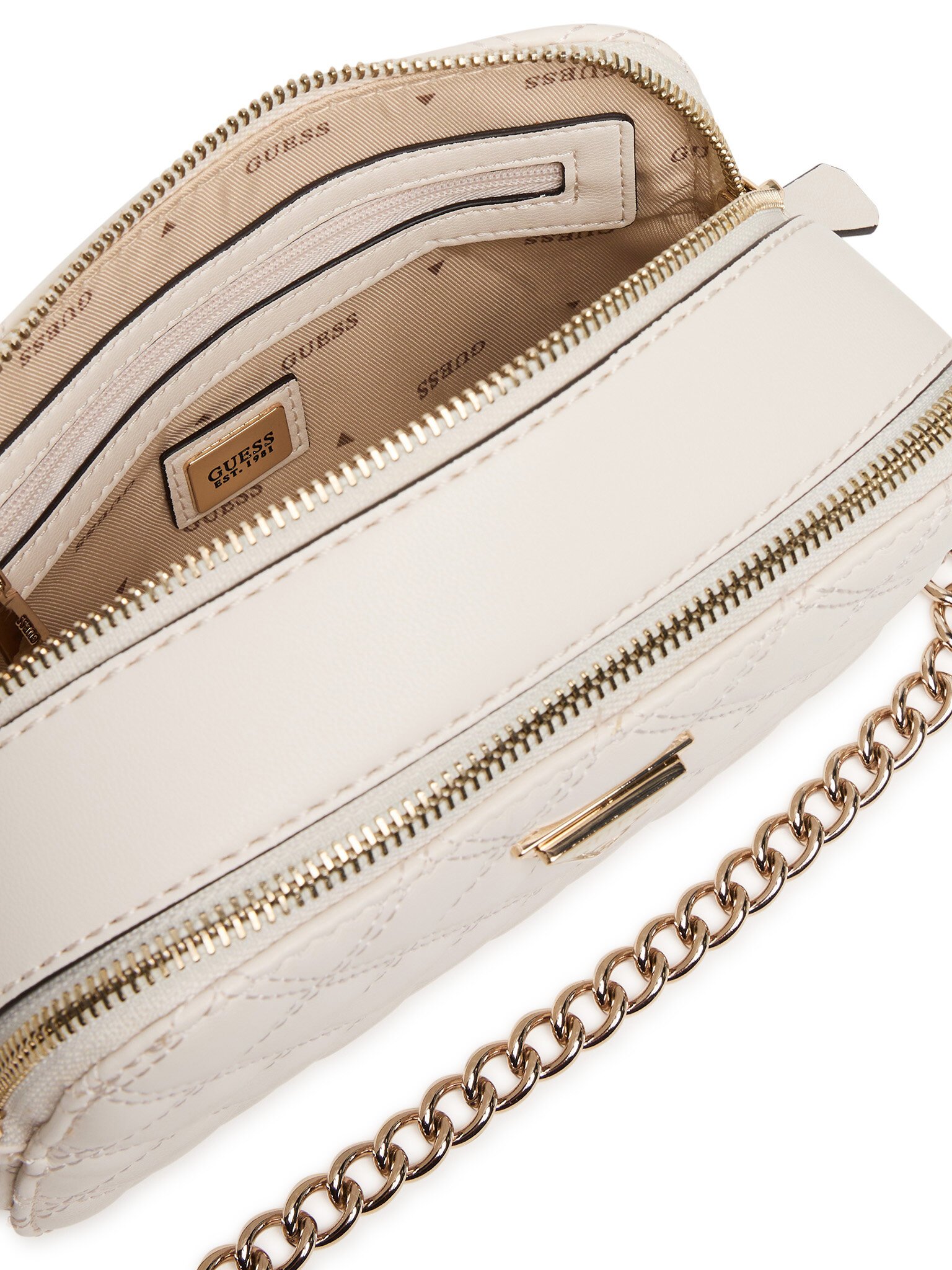 Sac porté épaule  Guess jeans HWQG96 73140 OFF WHITE