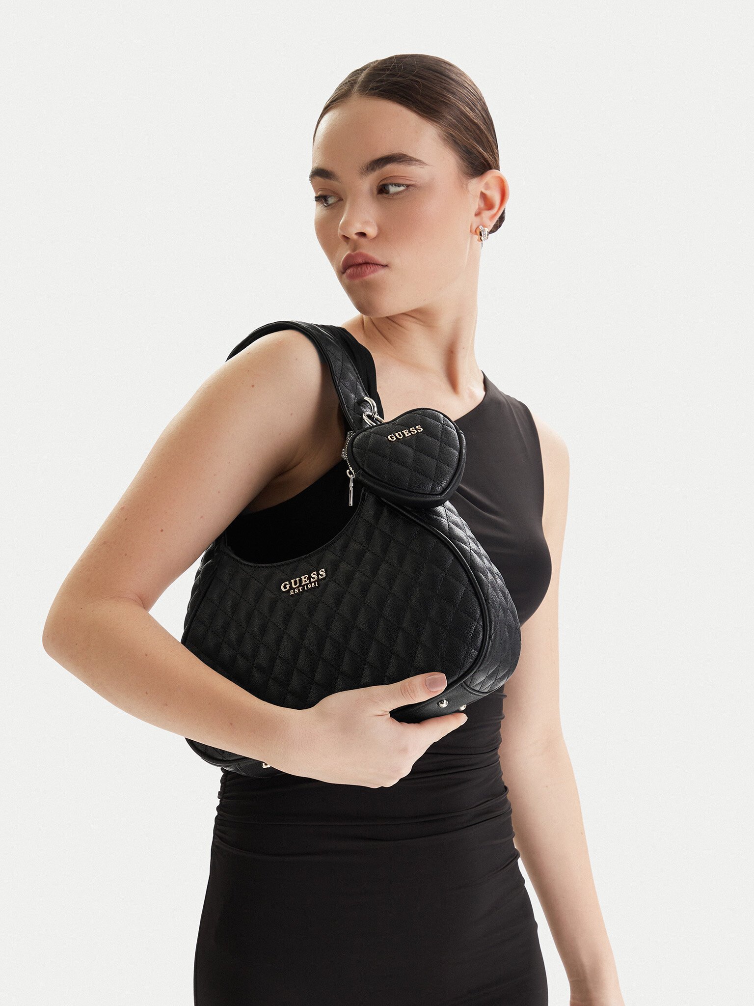 Sac porté épaule  Guess jeans HWQG98 94010 BLACK